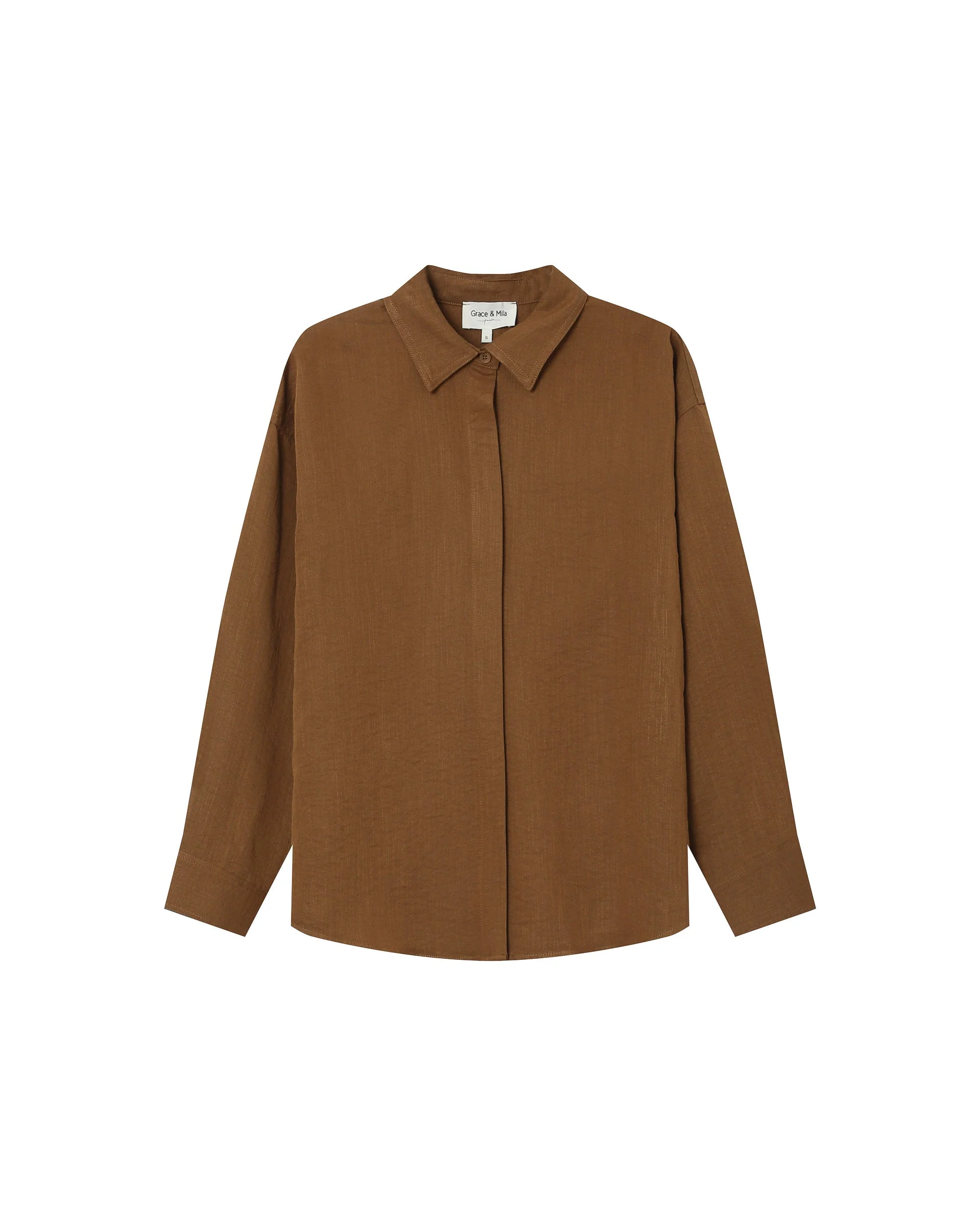 Chemise Droite Kaki Stripe - Image 5