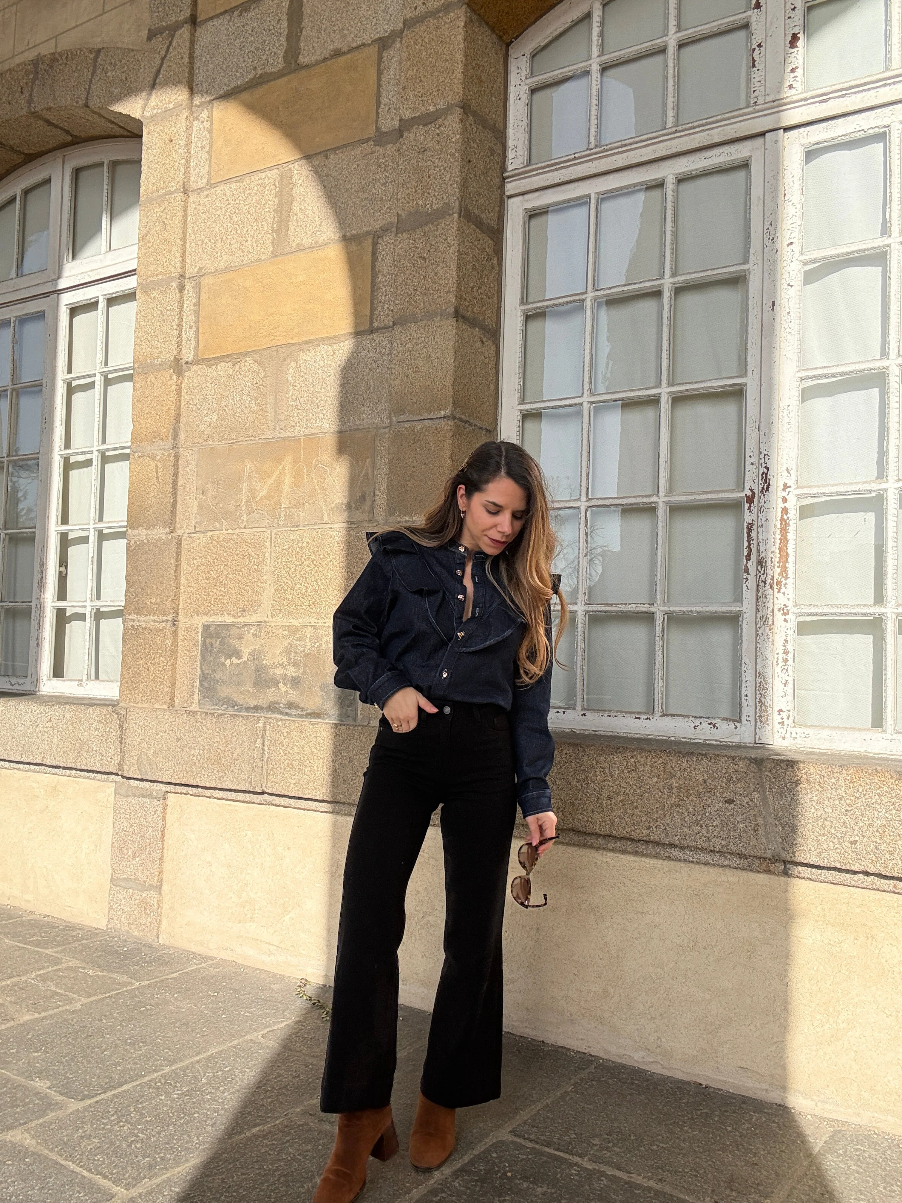 Chemise En Jean À Volants Elena - Image 3