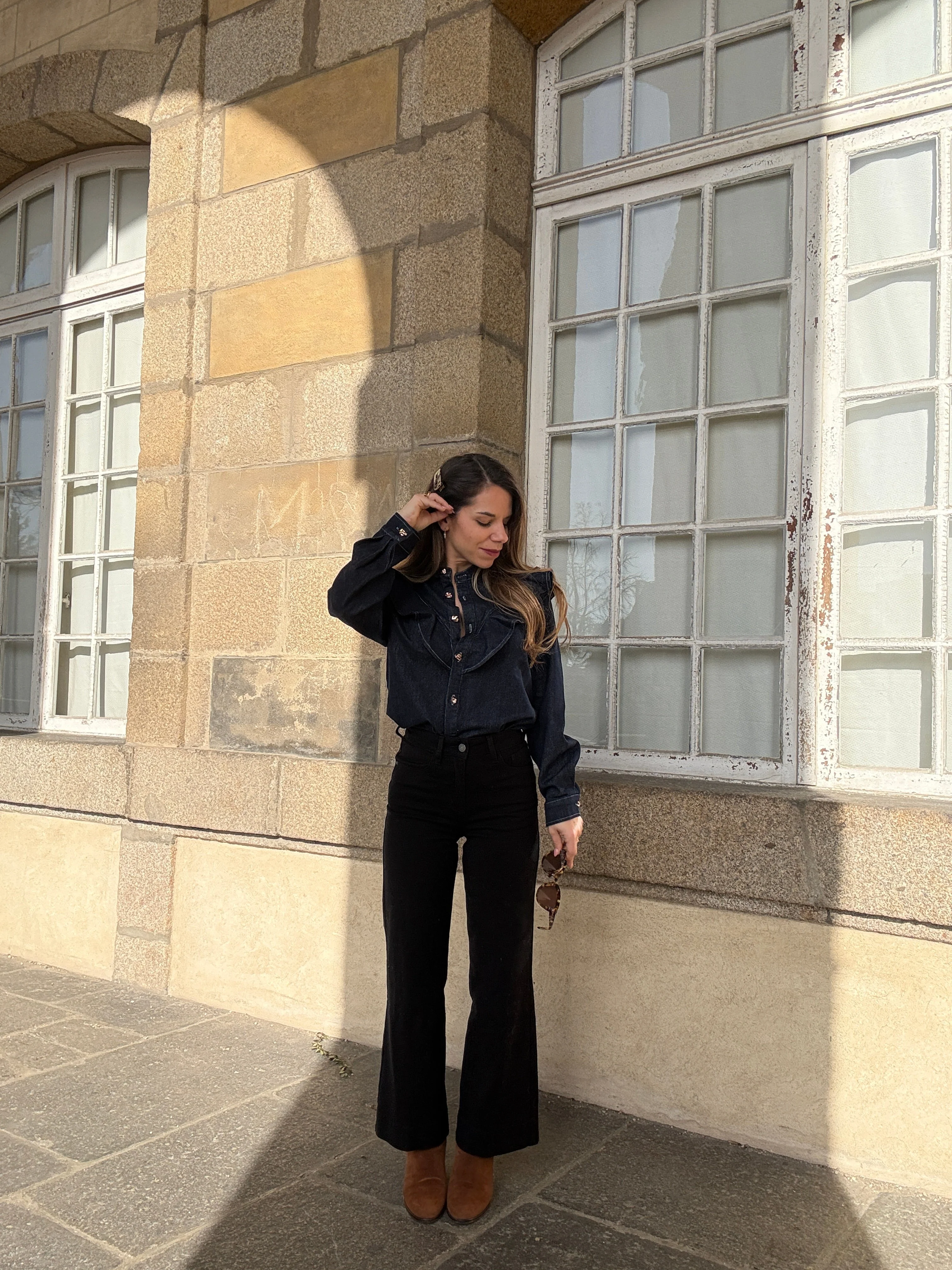 Chemise En Jean À Volants Elena - Image 7