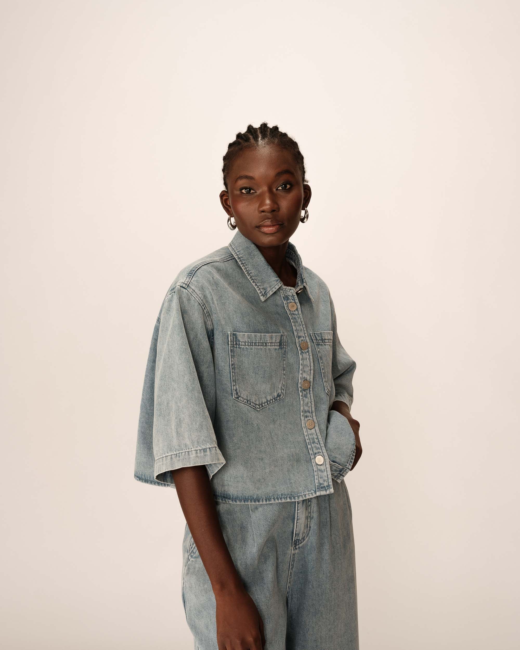 Chemise Pomona - Sky Blue - Image 2
