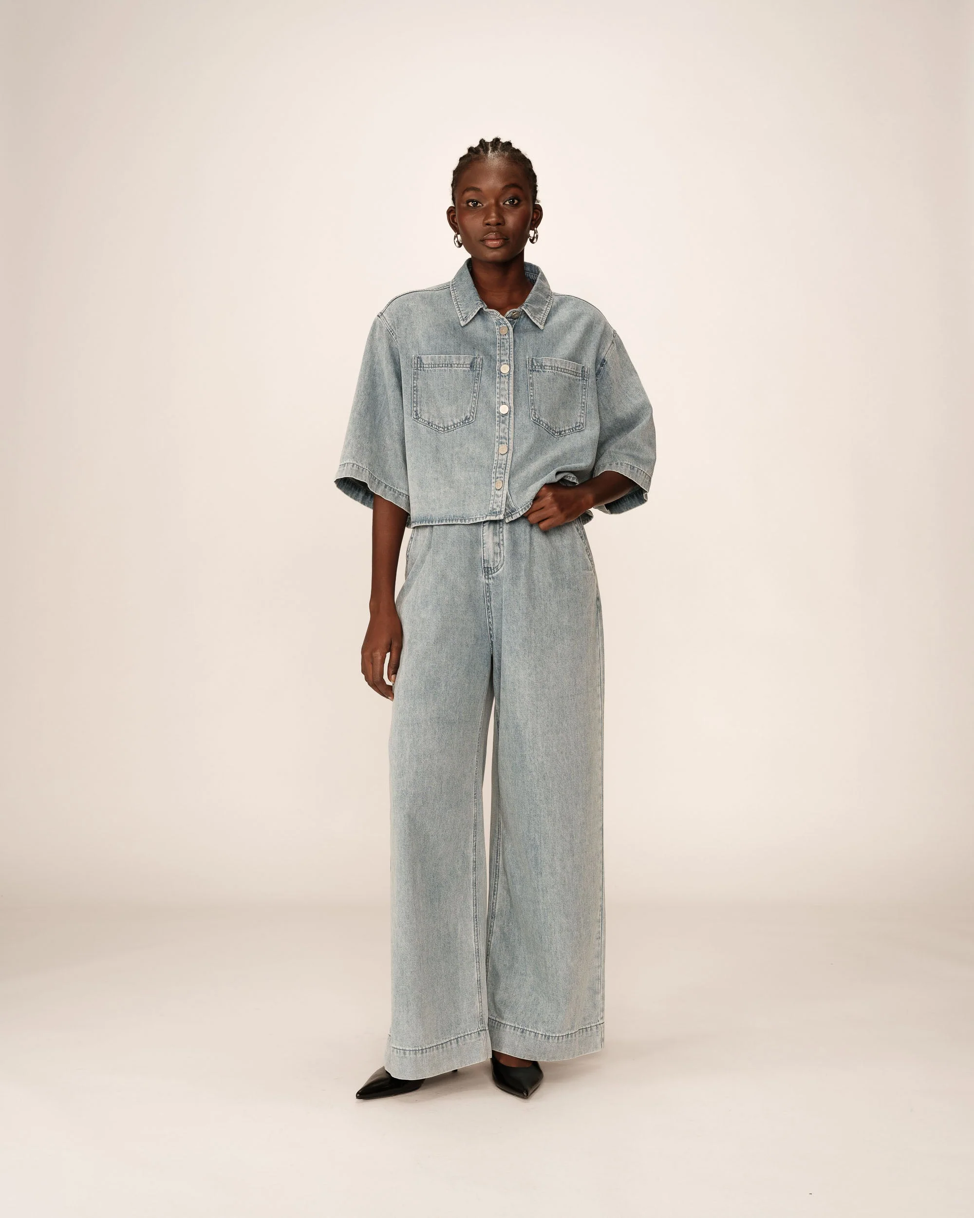 Chemise Pomona - Sky Blue - Image 3