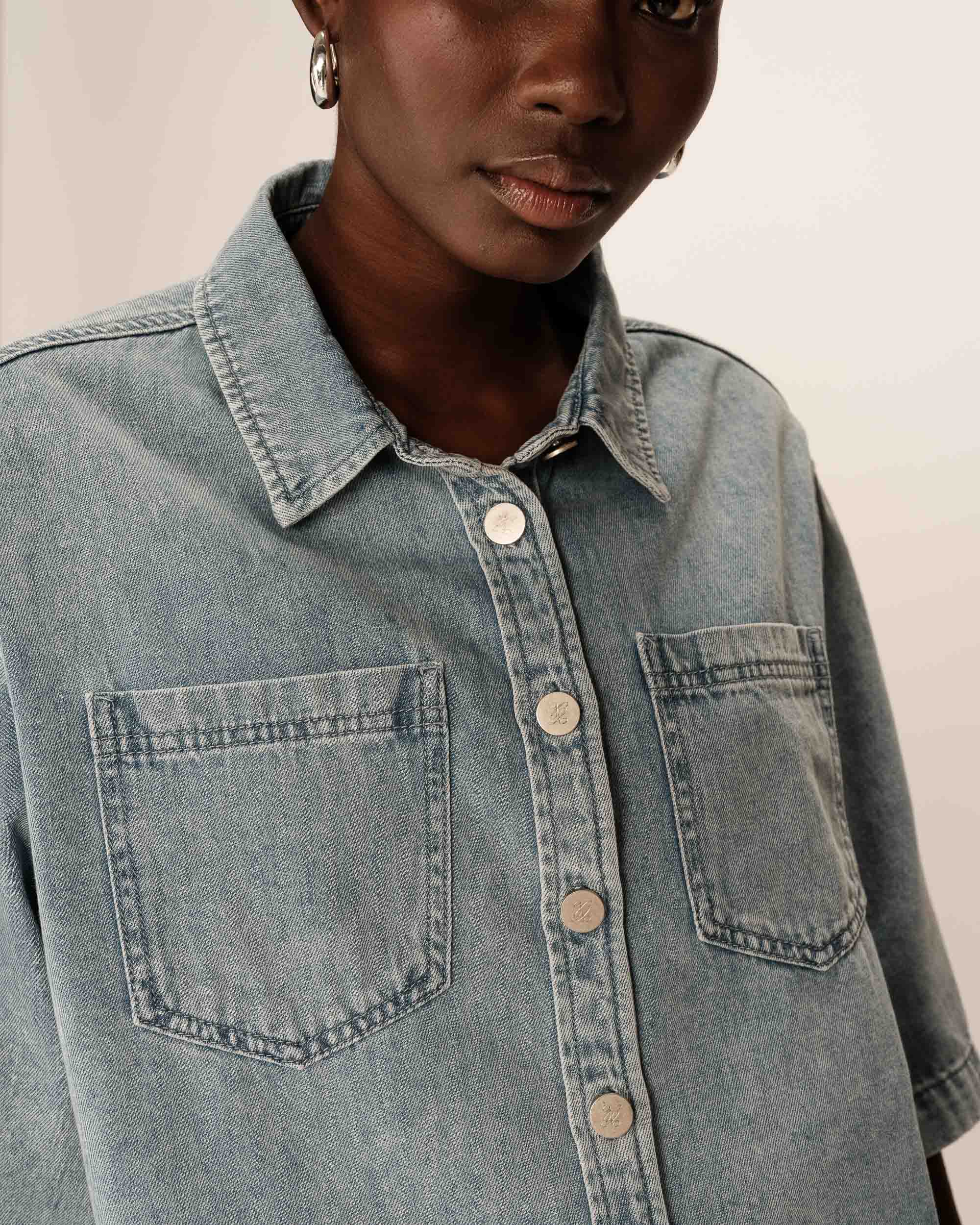 Chemise Pomona - Sky Blue - Image 5