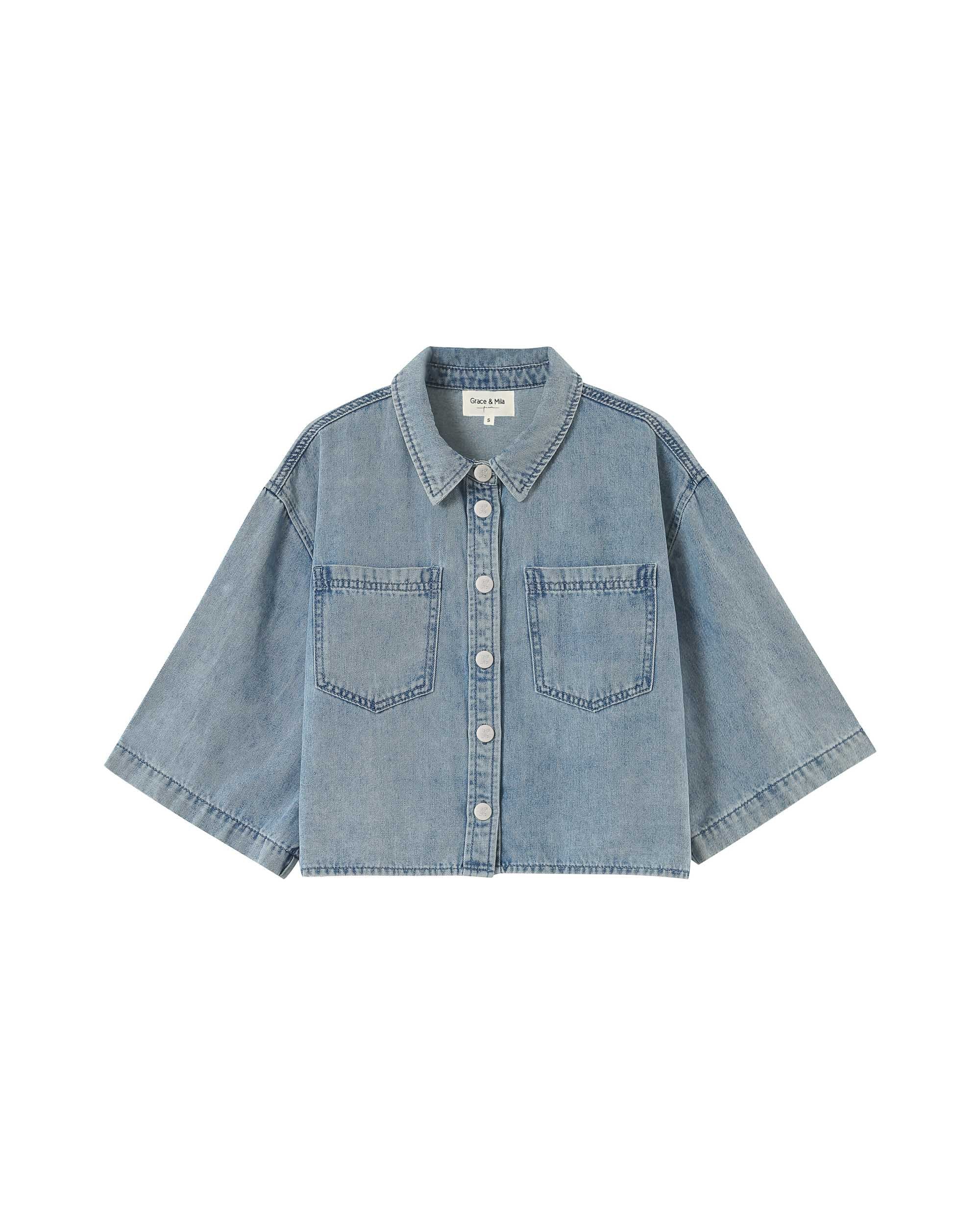 Chemise Pomona - Sky Blue - Image 7