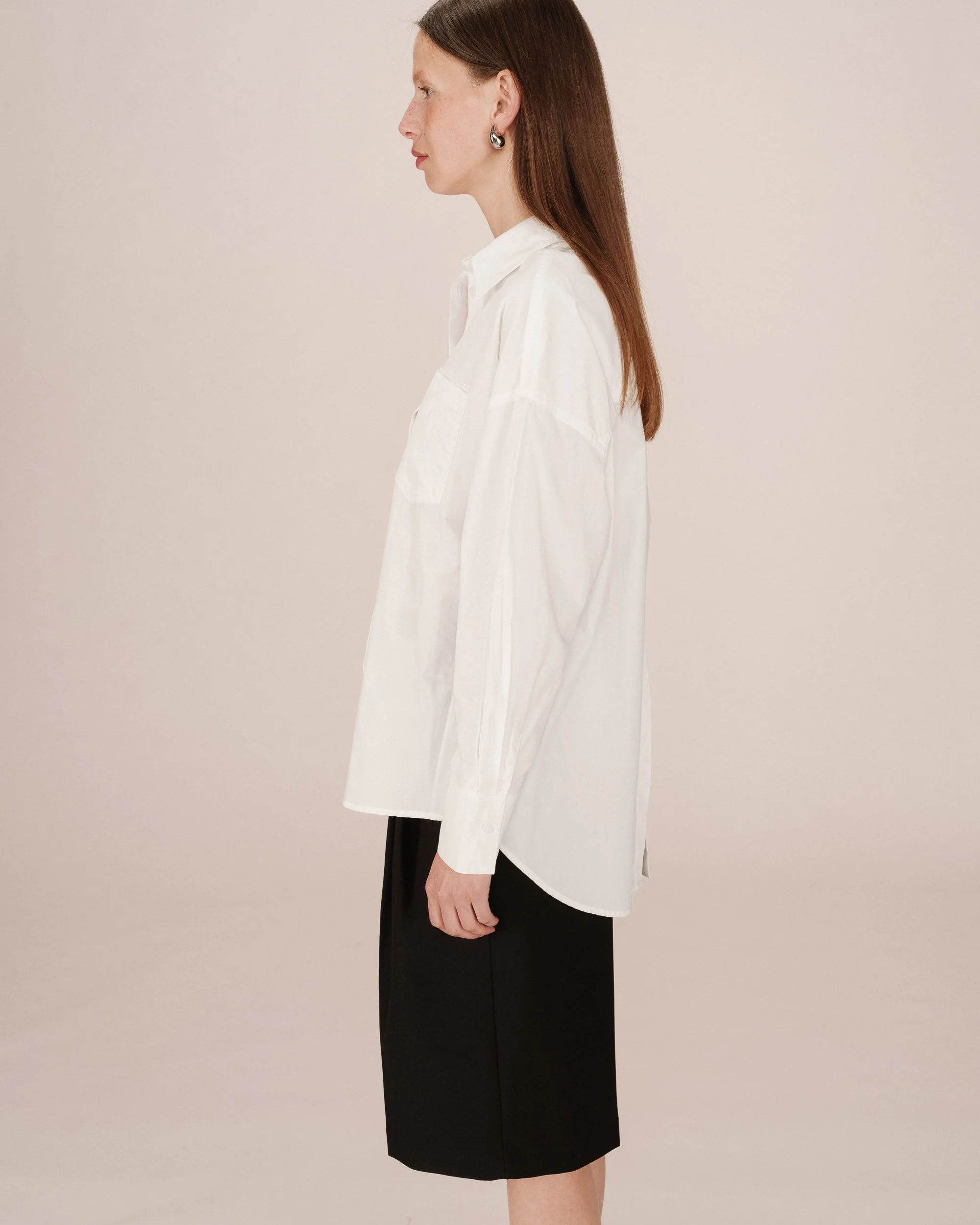 Chemise Oversize Ivoire Sira - Image 4