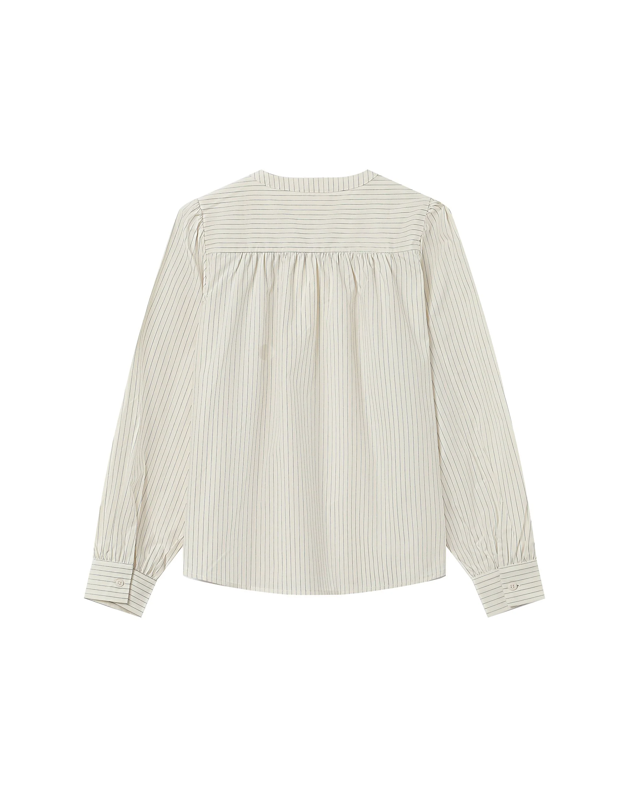 Chemise Rayee Ecru Sissi - Image 7