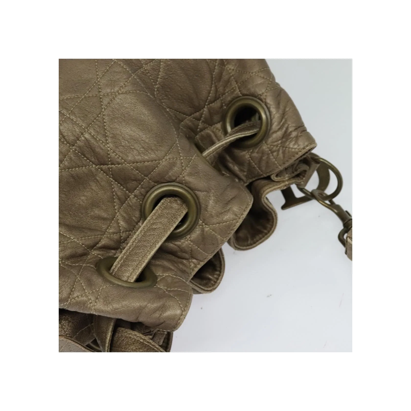 Sac Seau À Cordon Christian Dior - Brown - Image 15