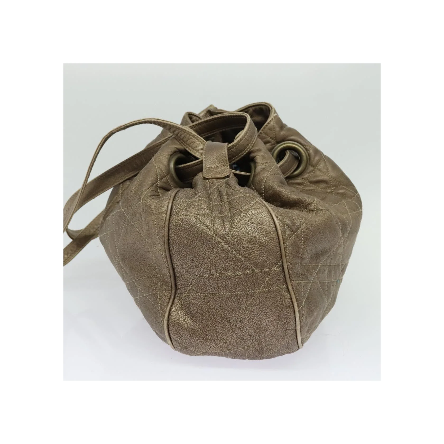 Sac Seau À Cordon Christian Dior - Brown - Image 3