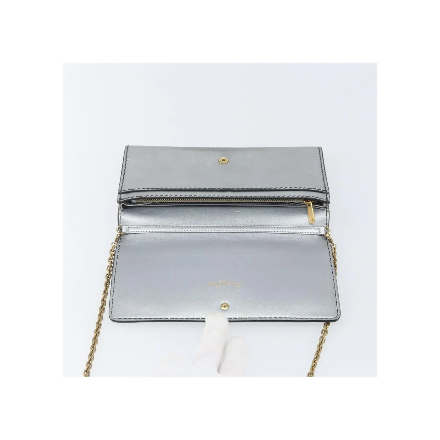 Portefeuille À Chaîne Christian Dior J'Adior Croisière - Silver - Image 19