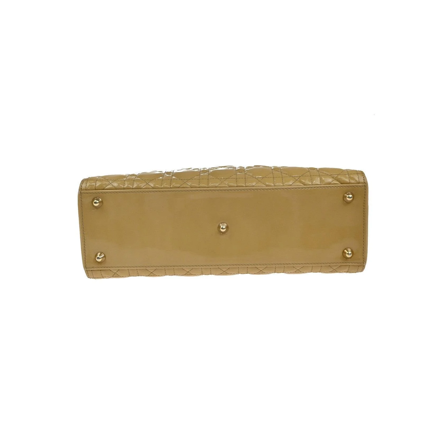 Sac Christian Dior Lady Dior - Yellow - Image 13