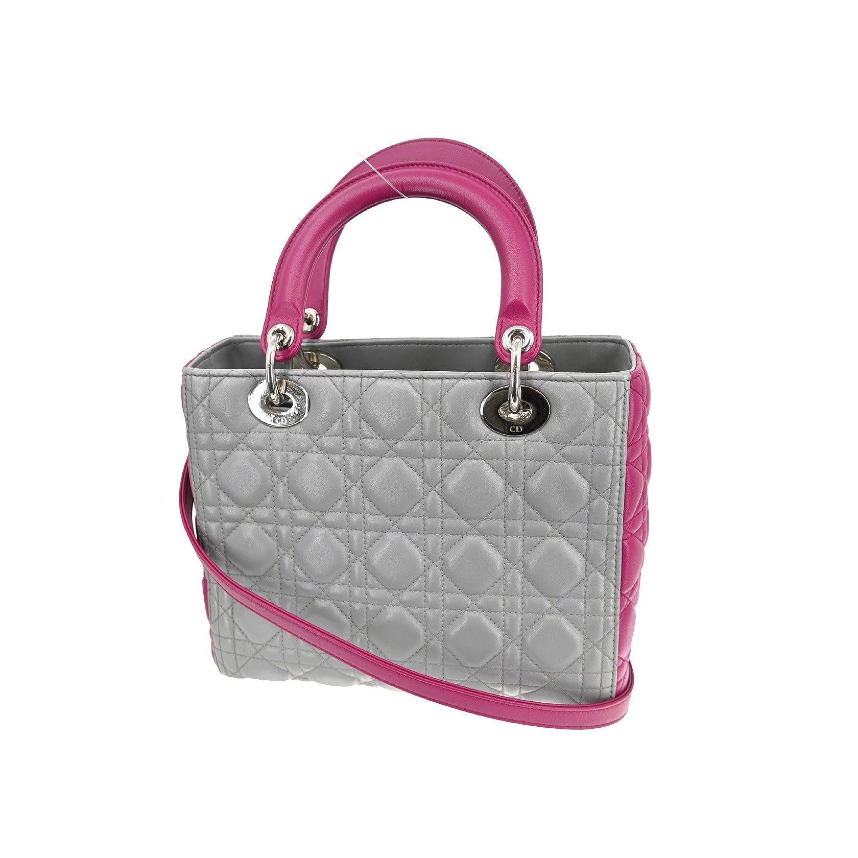 Sac Christian Dior Lady Dior - Gray - Image 2