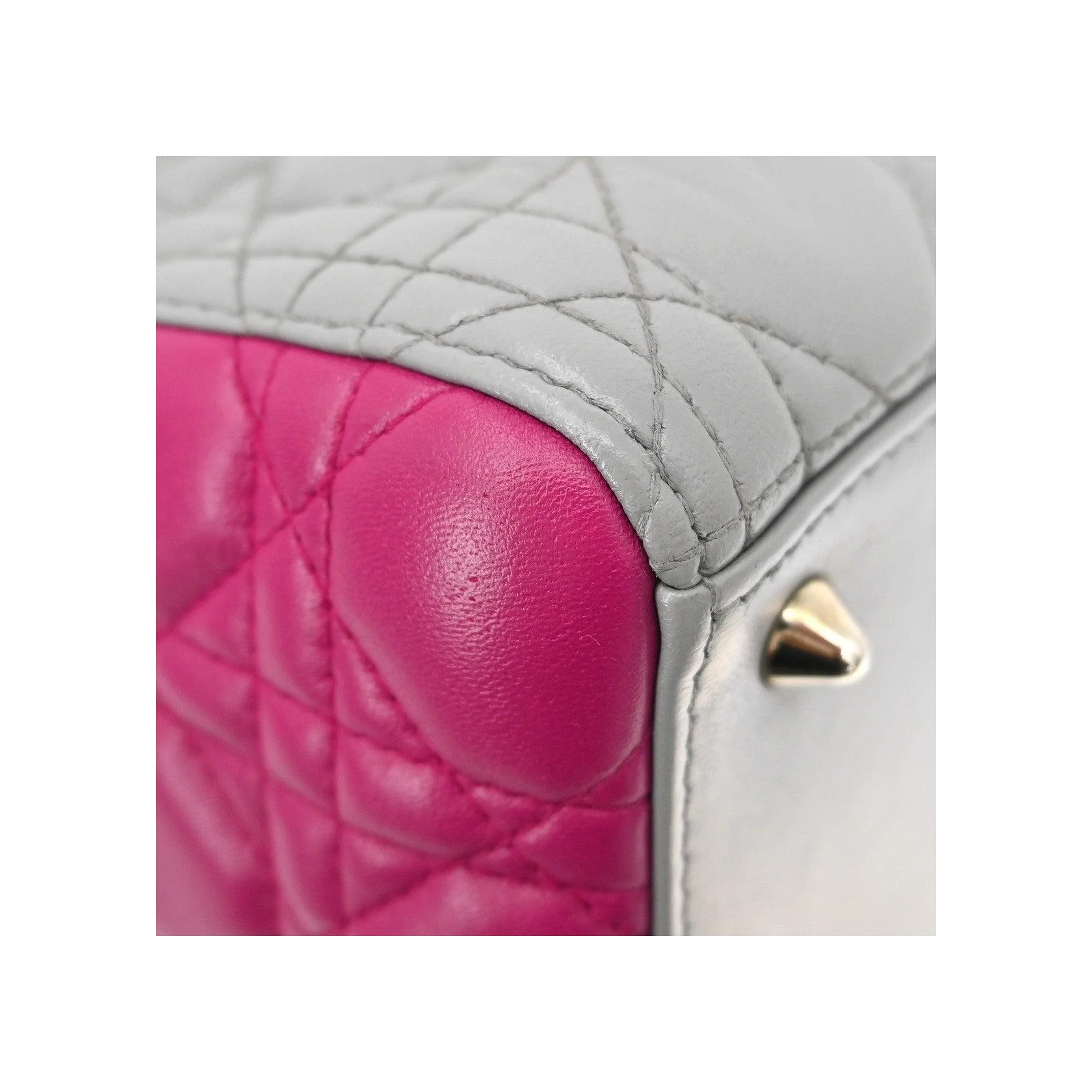 Sac Christian Dior Lady Dior - Gray - Image 6