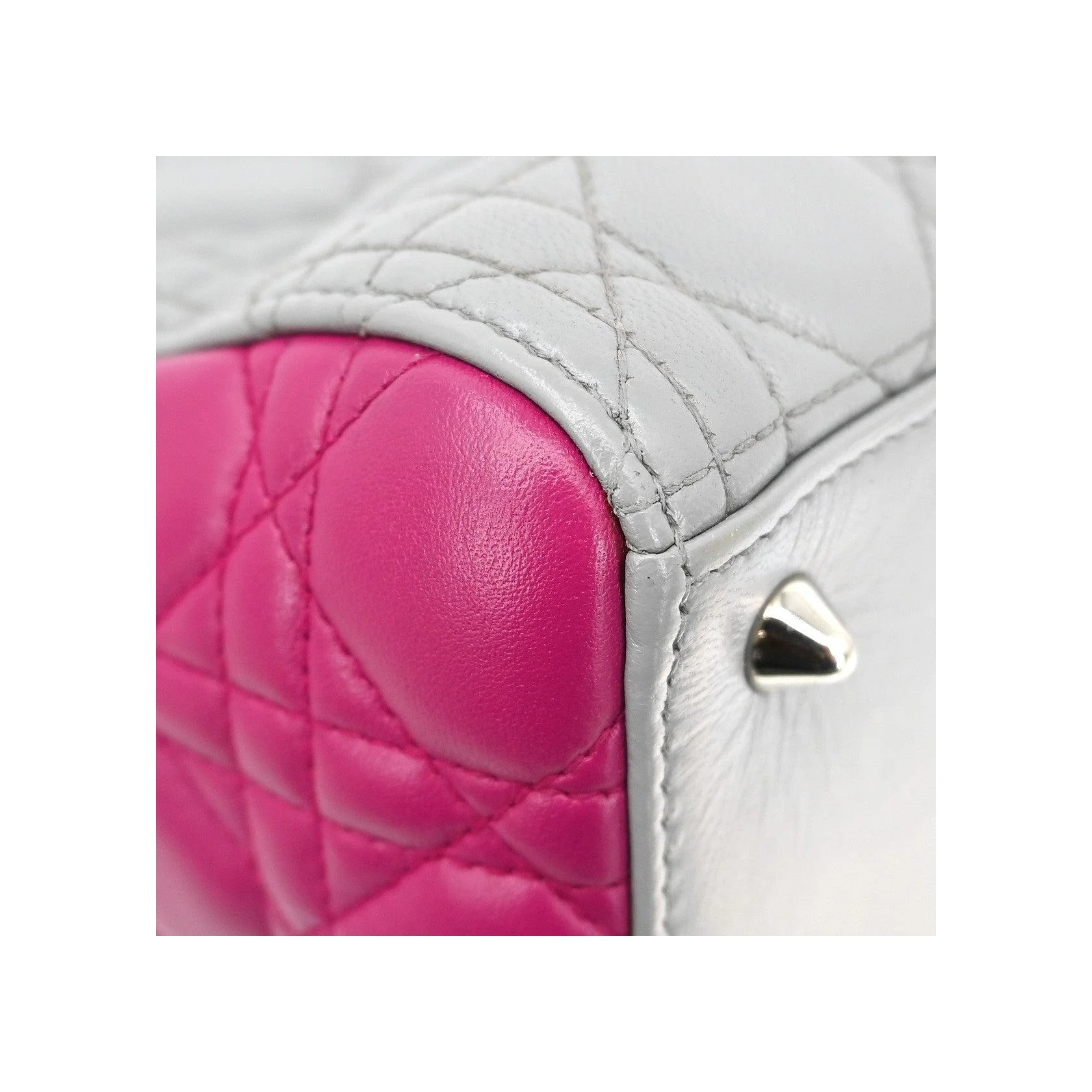 Sac Christian Dior Lady Dior - Gray - Image 7