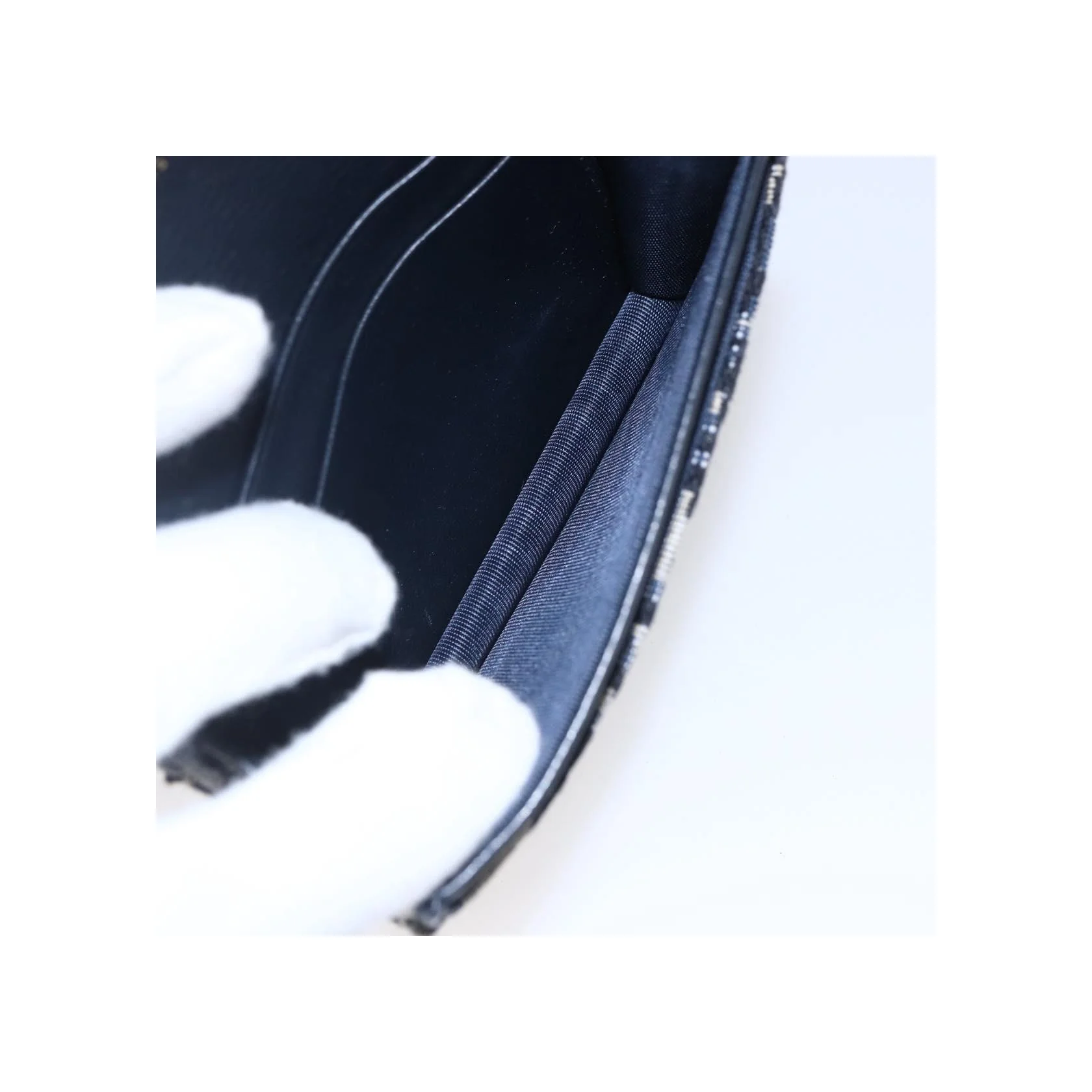 Porte-Cartes Christian Dior Saddle - Navy - Image 14