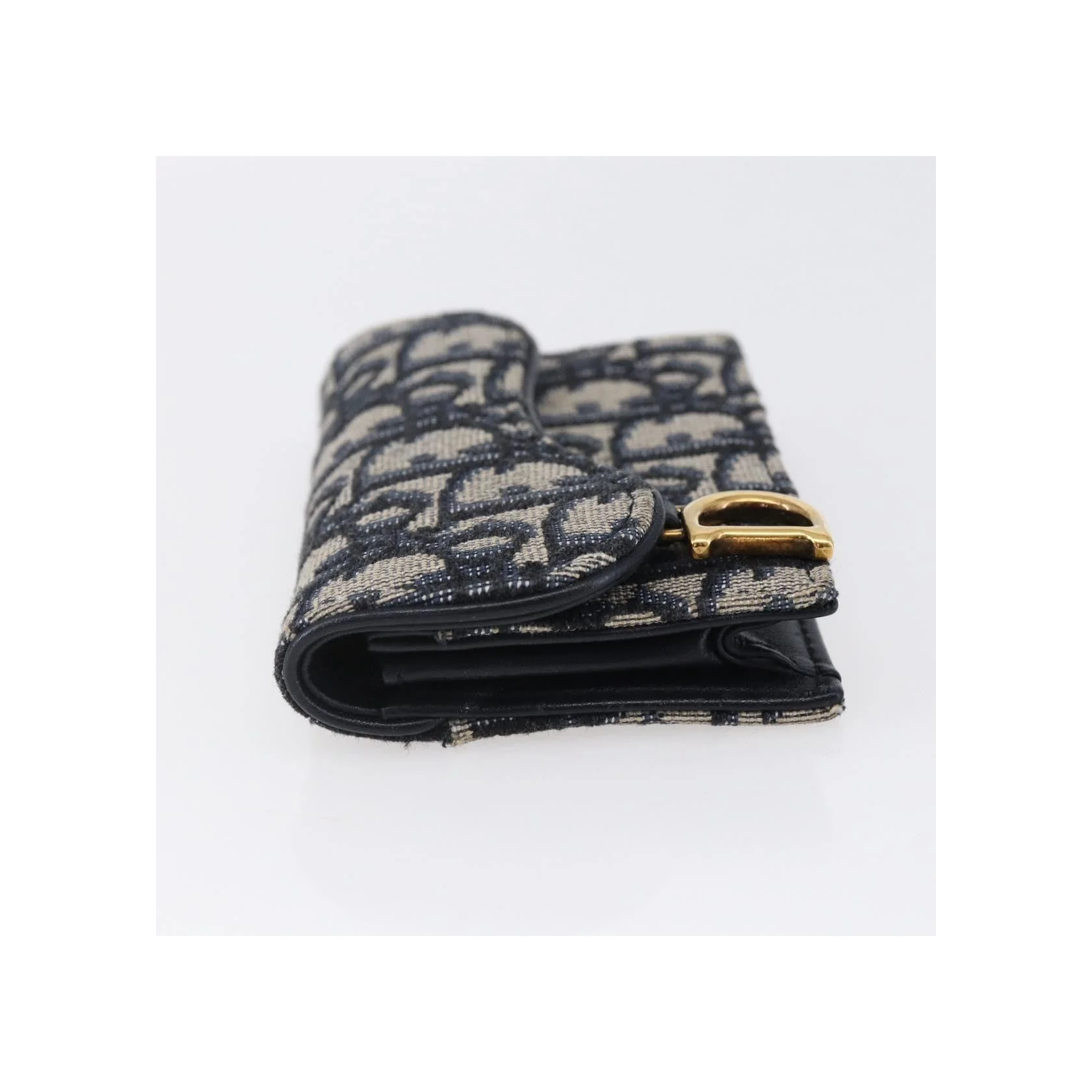 Porte-Cartes Christian Dior Saddle - Navy - Image 3