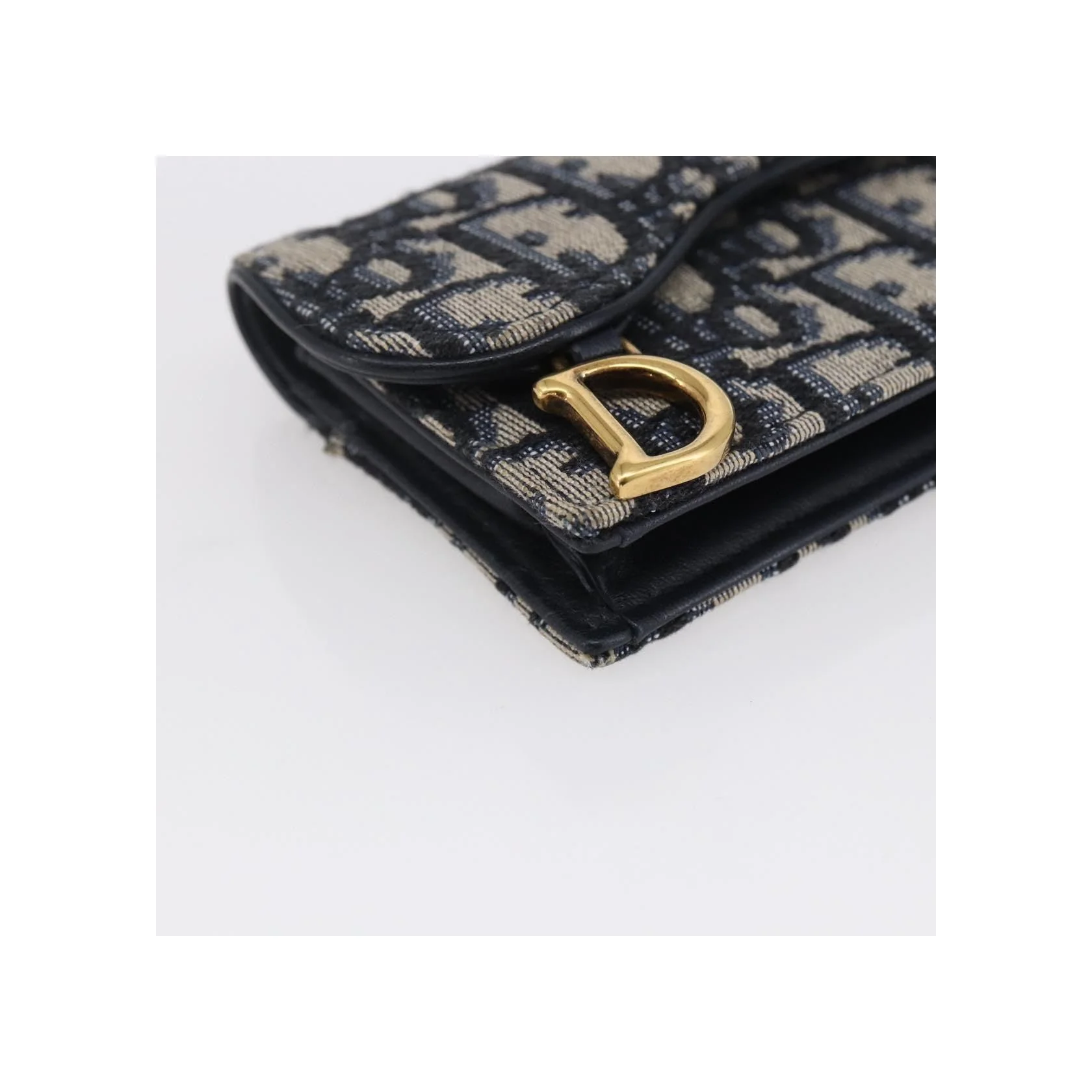 Porte-Cartes Christian Dior Saddle - Navy - Image 8