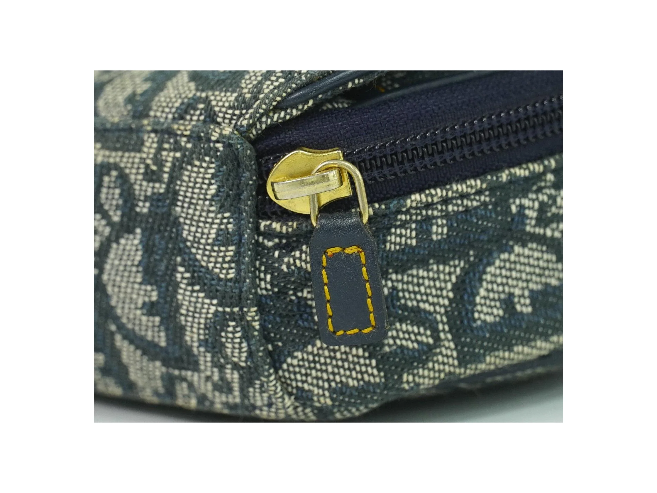 Pochette Zippée Christian Dior Saddle - Navy - Image 10