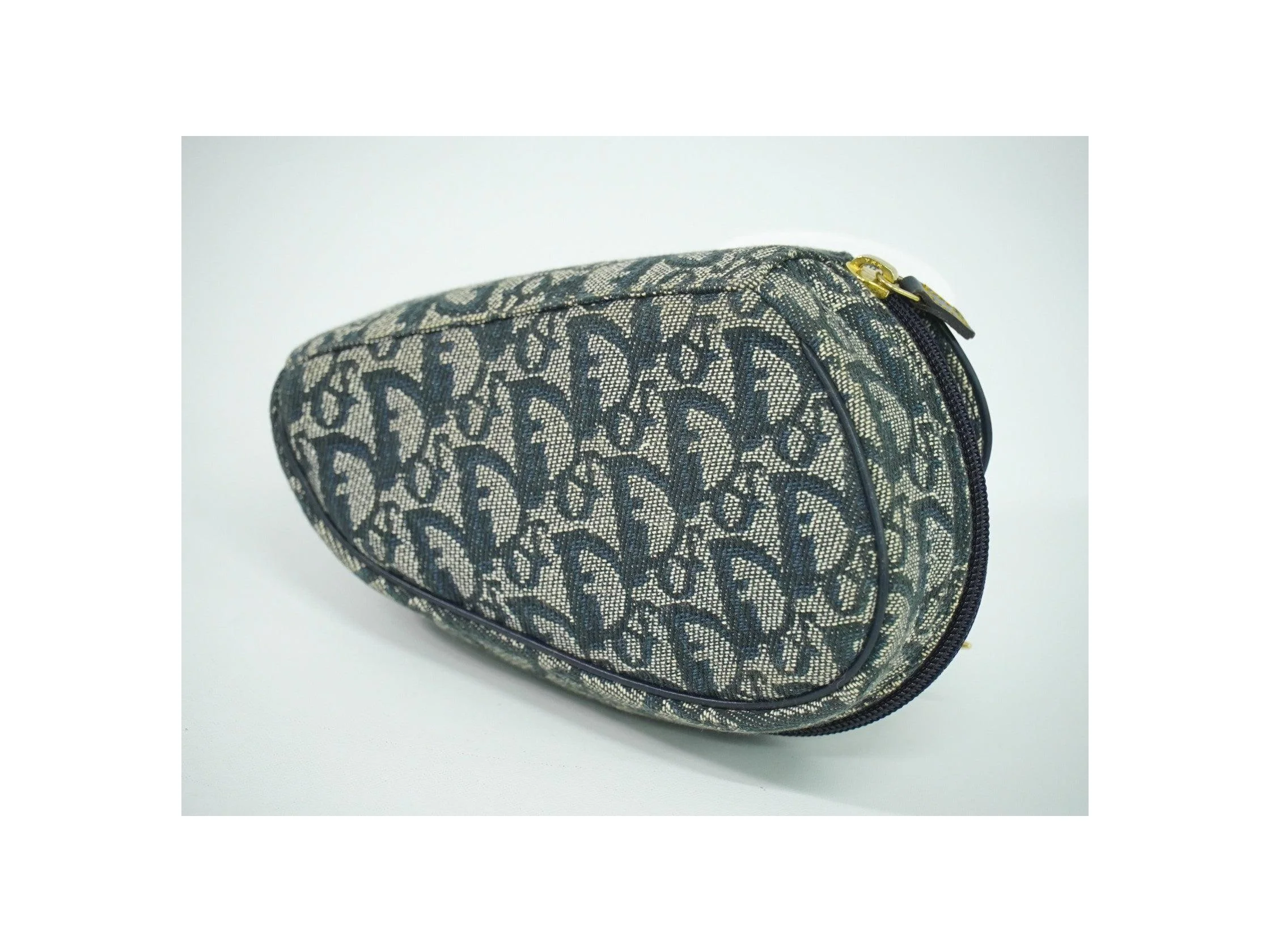 Pochette Zippée Christian Dior Saddle - Navy - Image 2