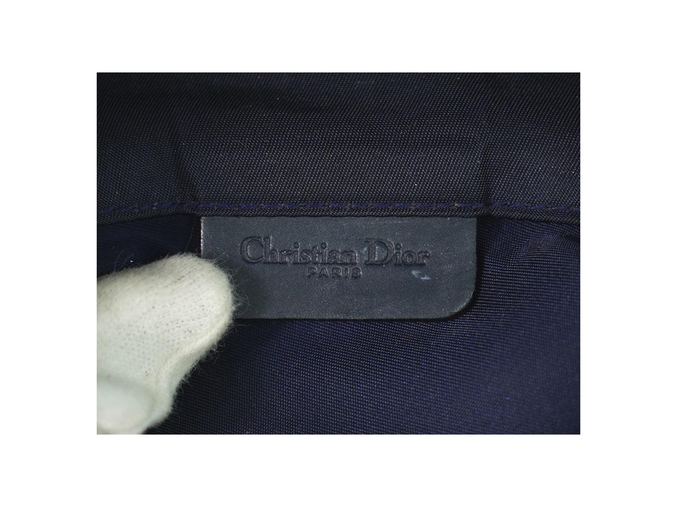 Pochette Zippée Christian Dior Saddle - Navy - Image 6
