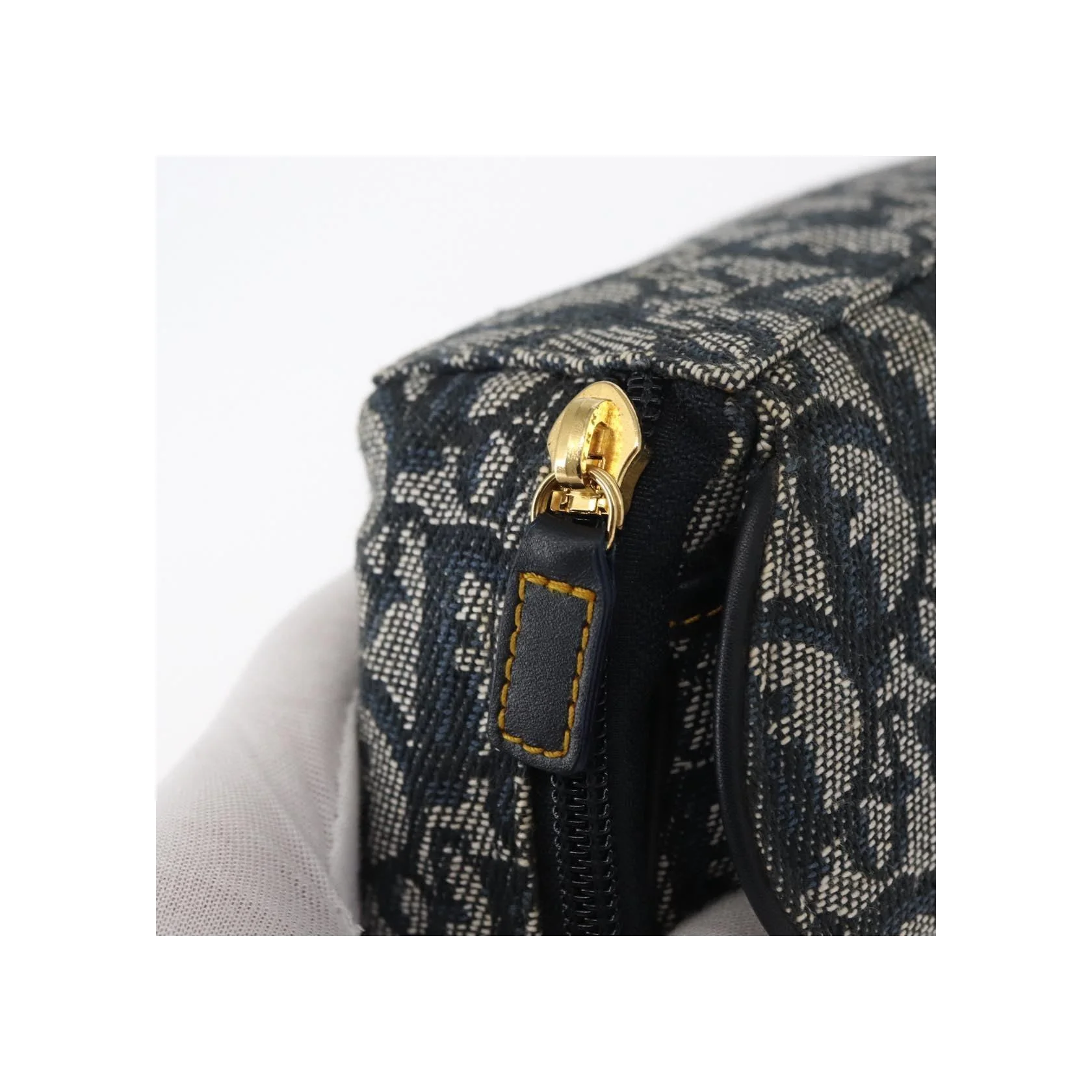 Pochette Zippée Christian Dior Saddle - Blue - Image 11