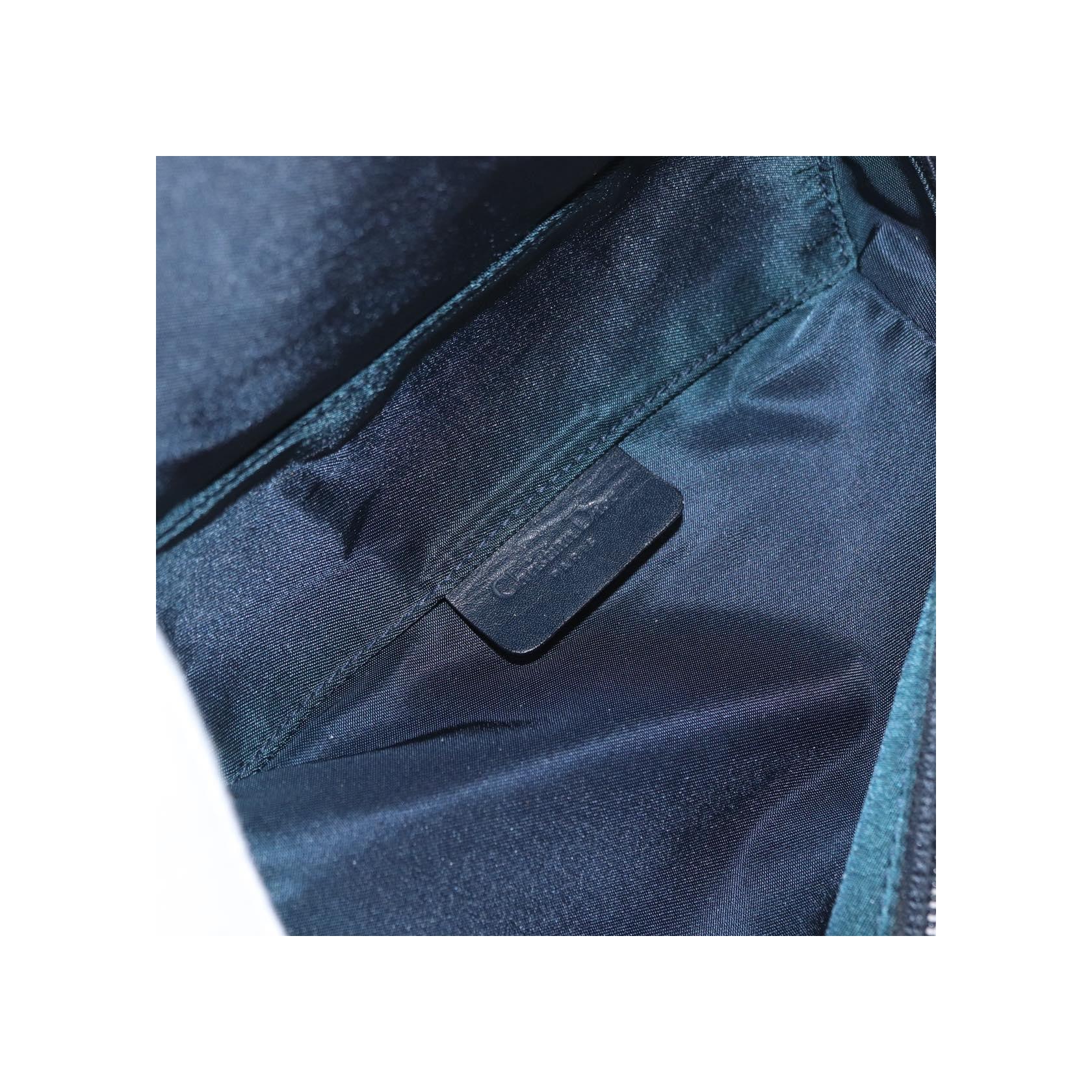 Pochette Zippée Christian Dior Saddle - Blue - Image 5