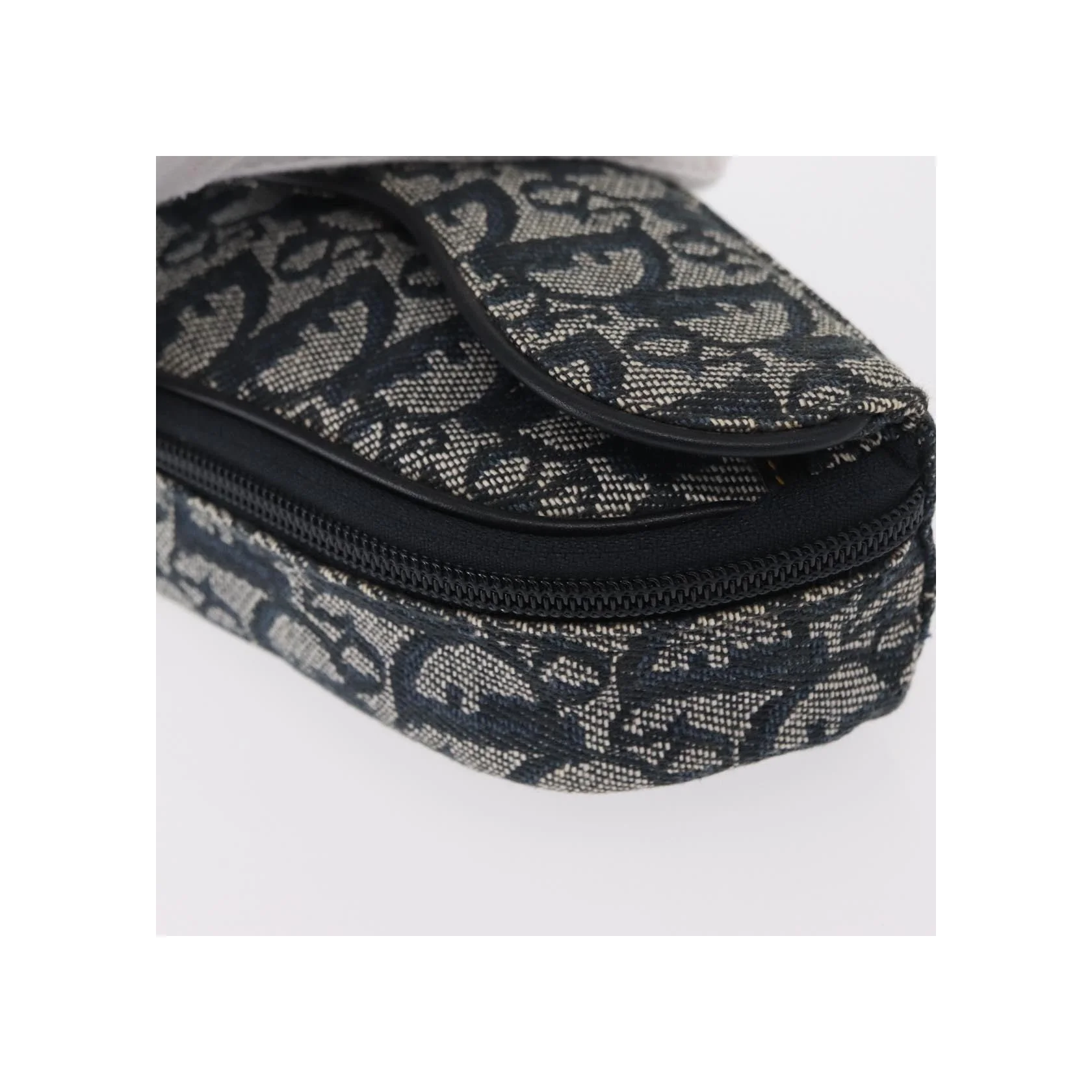 Pochette Zippée Christian Dior Saddle - Blue - Image 8