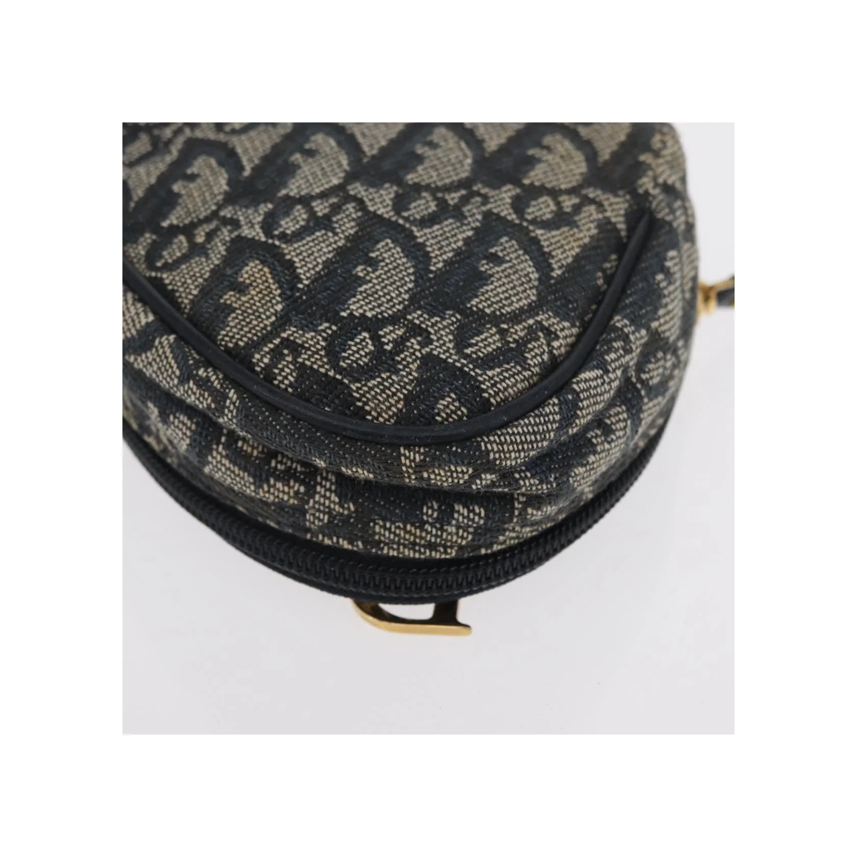 Pochette Zippée Christian Dior Saddle - Navy - Image 10