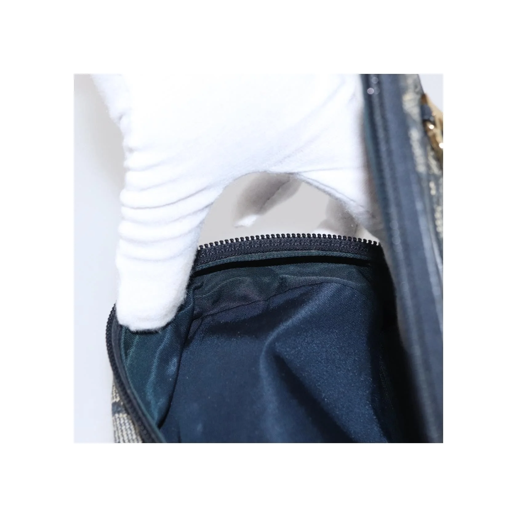 Pochette Zippée Christian Dior Saddle - Navy - Image 14