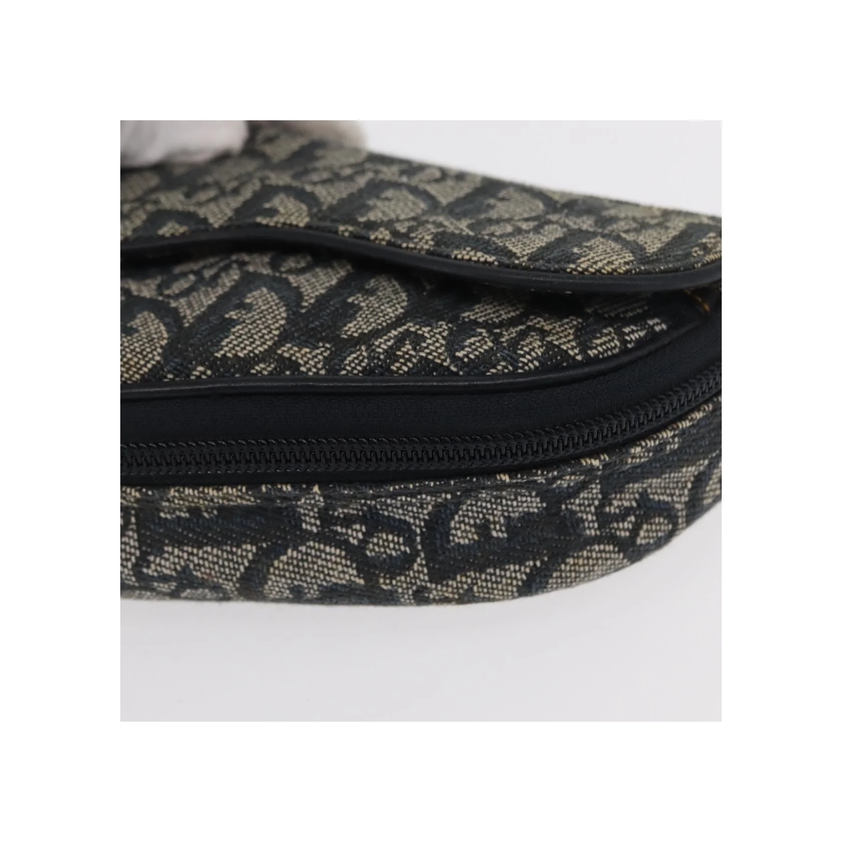 Pochette Zippée Christian Dior Saddle - Navy - Image 16