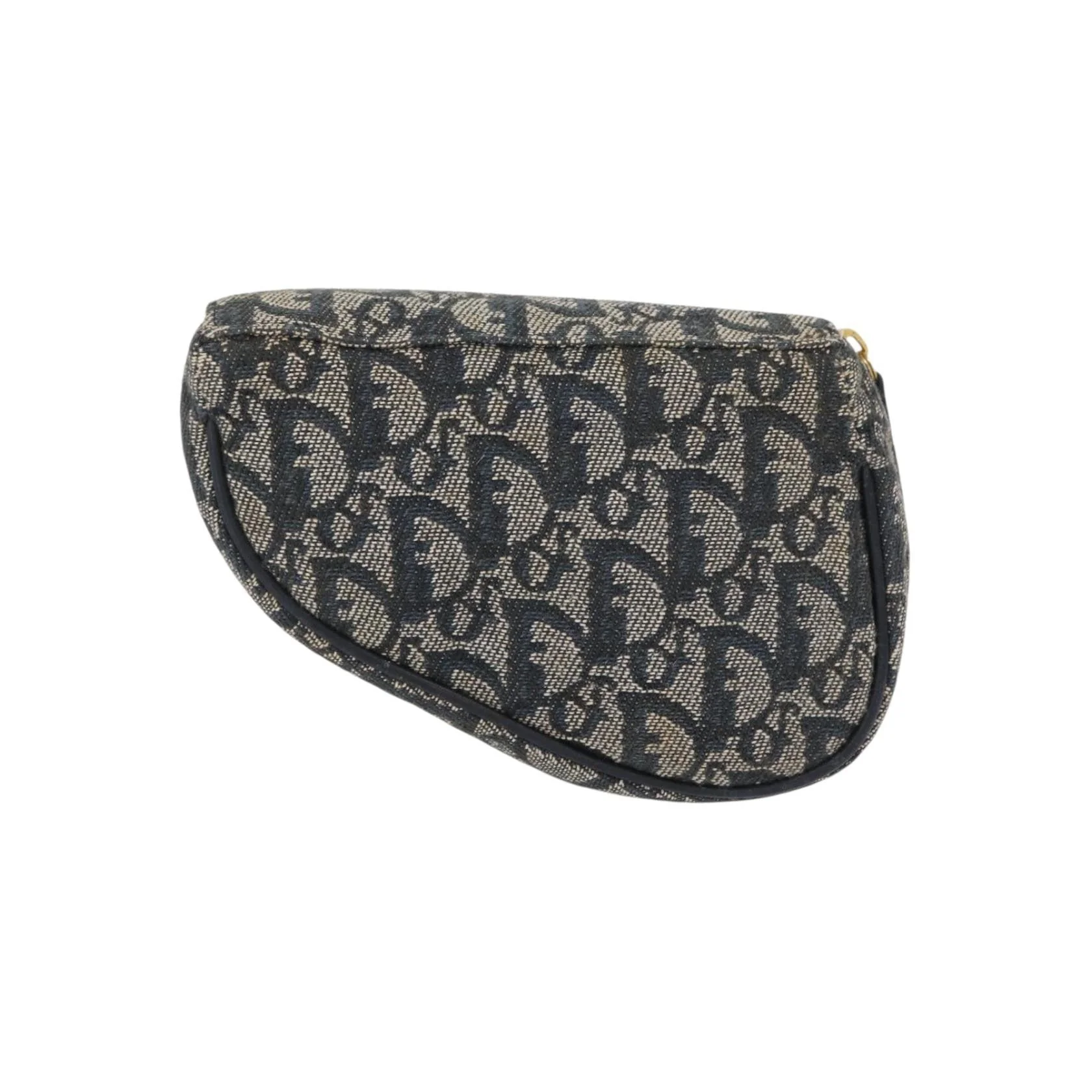 Pochette Zippée Christian Dior Saddle - Navy - Image 2