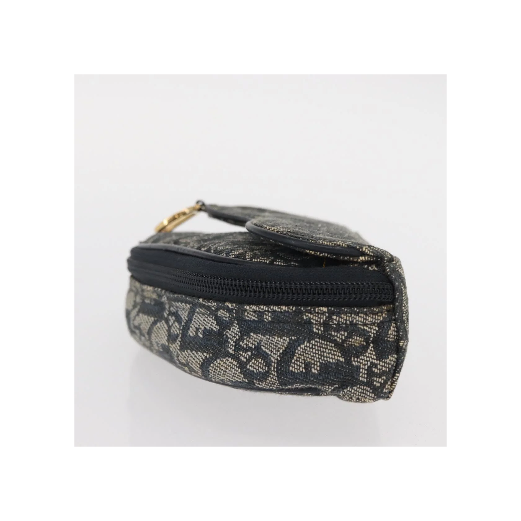 Pochette Zippée Christian Dior Saddle - Navy - Image 3