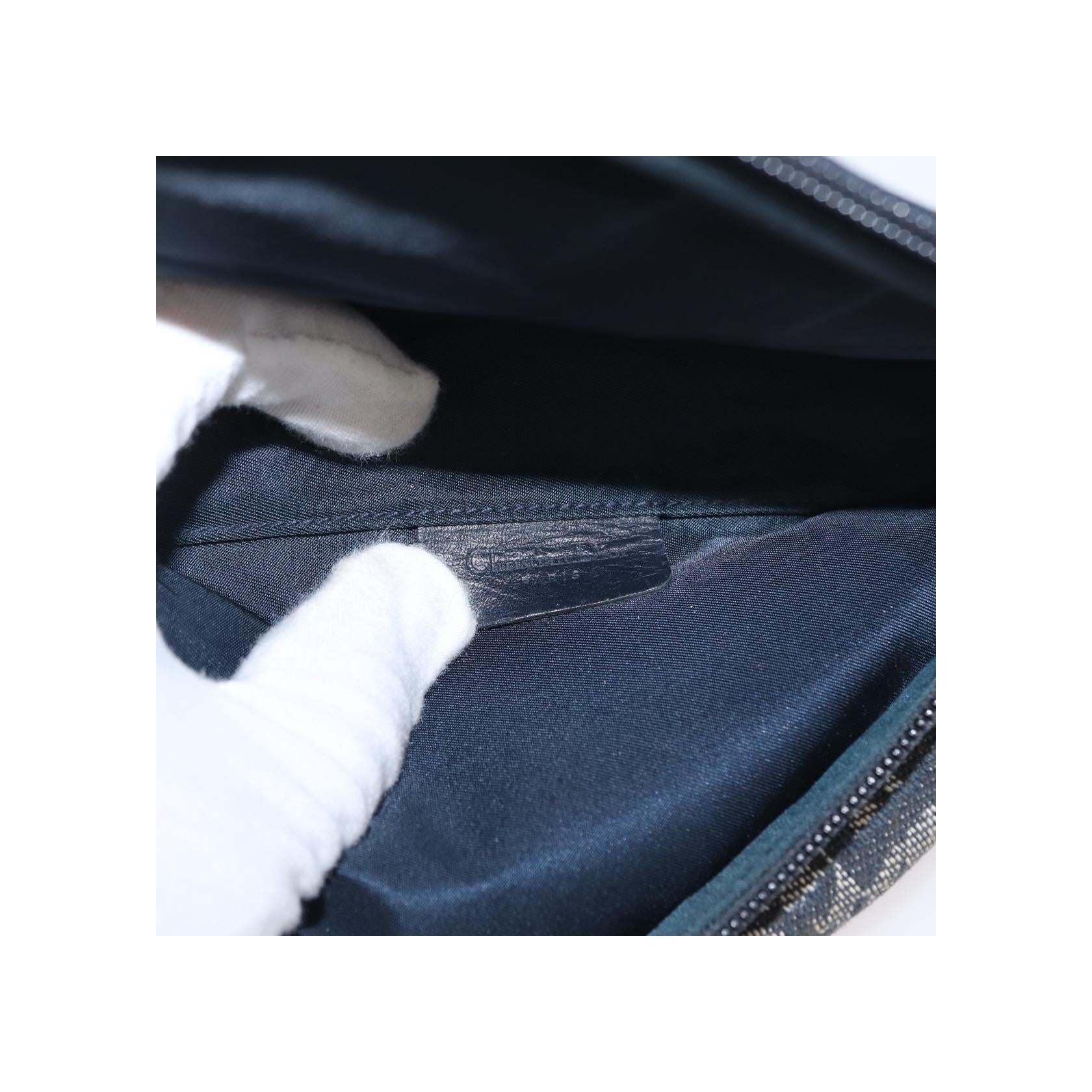 Pochette Zippée Christian Dior Saddle - Navy - Image 6