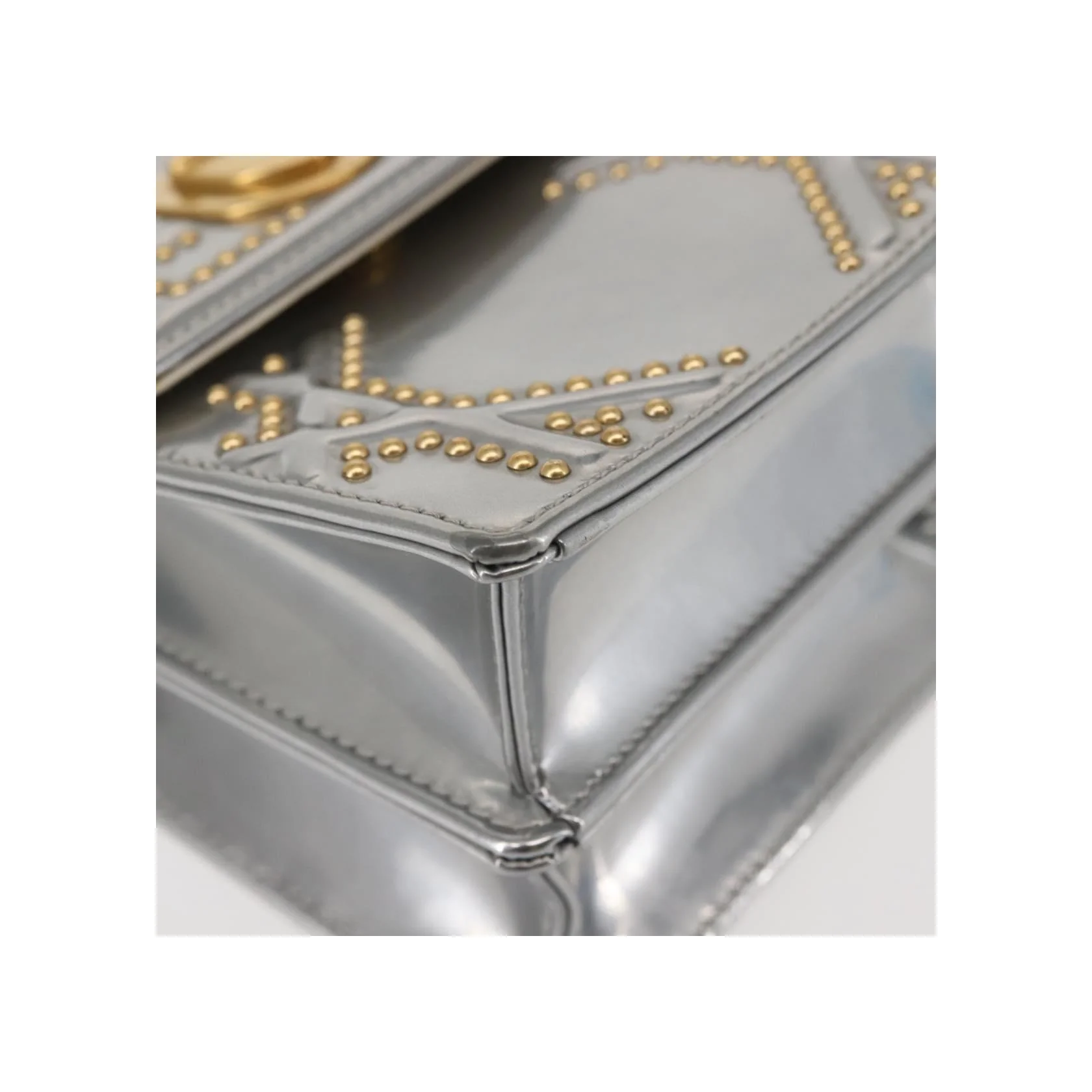 Pochette Verticale À Chaîne Christian Dior Diorama Ultra Matte - Silver - Image 11