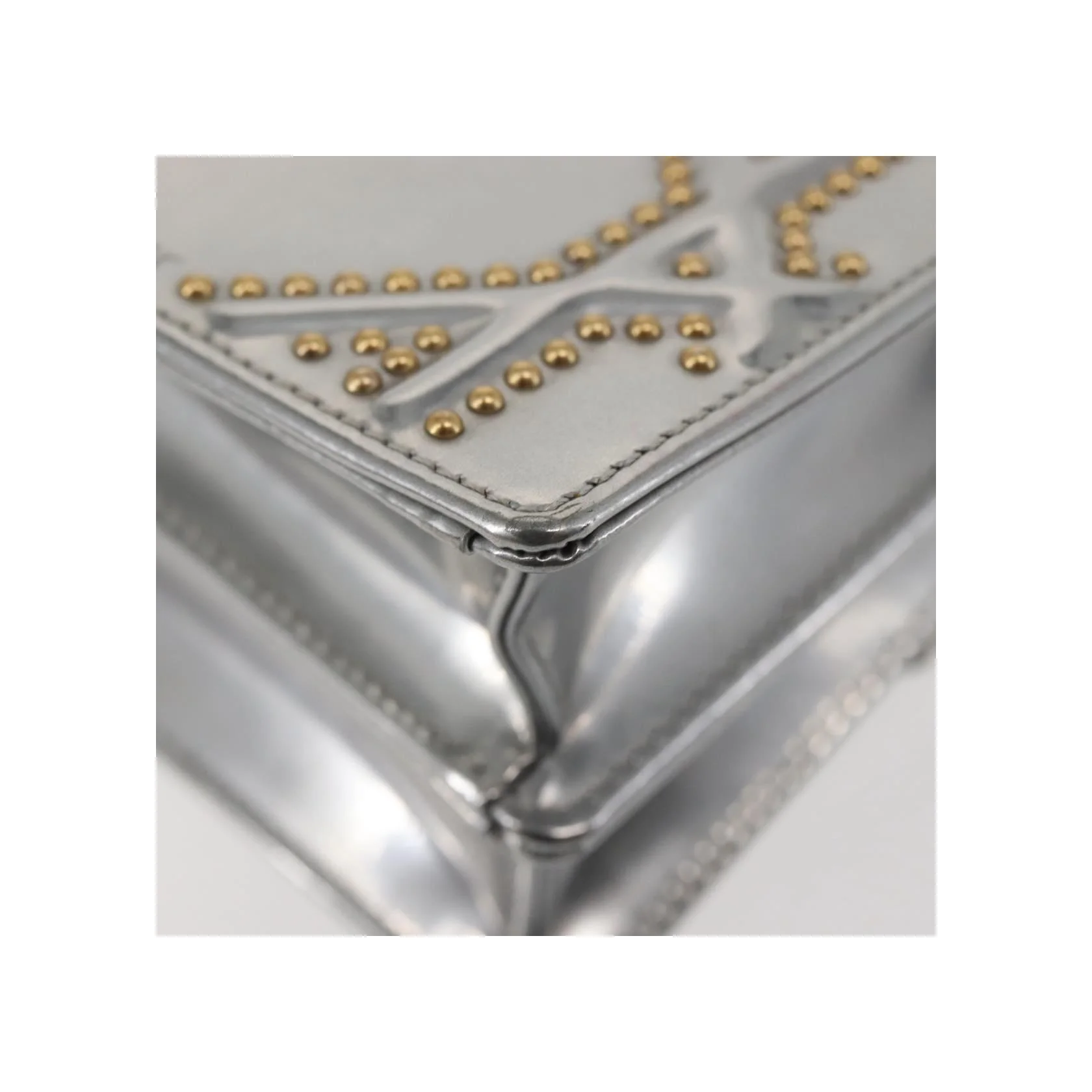 Pochette Verticale À Chaîne Christian Dior Diorama Ultra Matte - Silver - Image 12