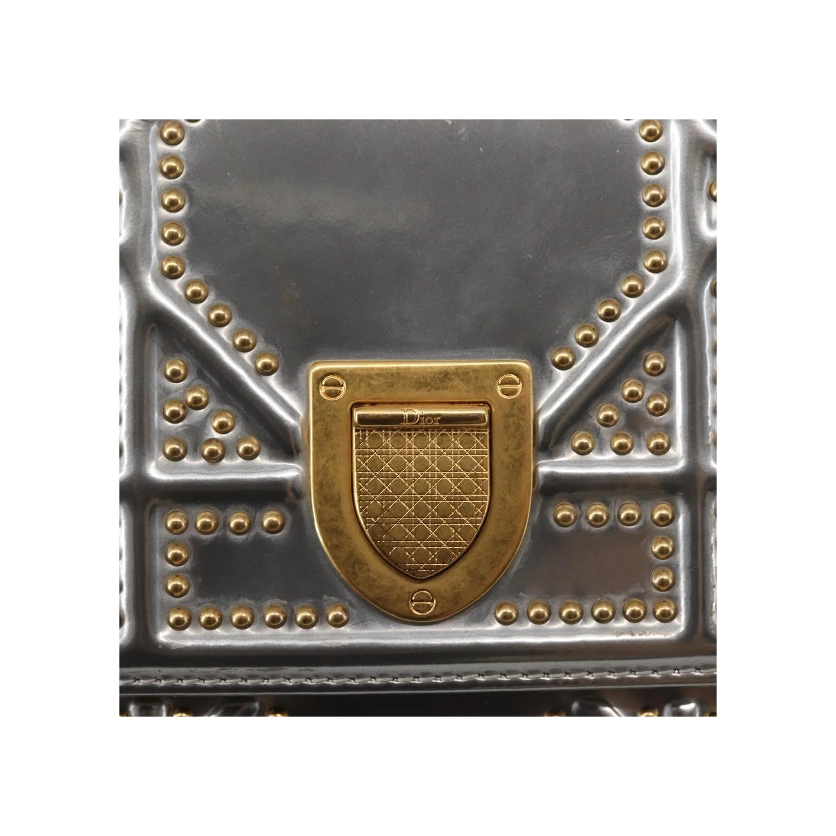 Pochette Verticale À Chaîne Christian Dior Diorama Ultra Matte - Silver - Image 13