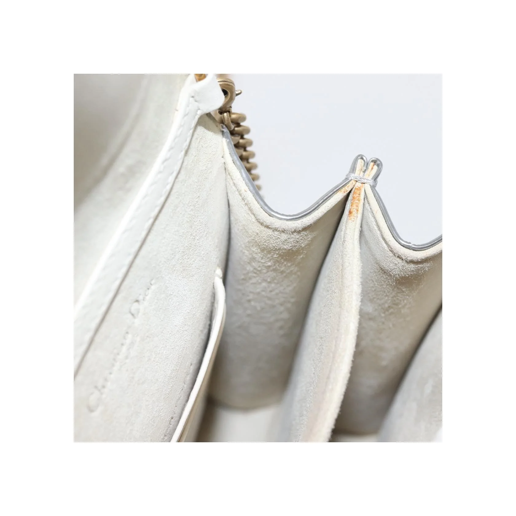 Pochette Verticale À Chaîne Christian Dior Diorama Ultra Matte - Silver - Image 17