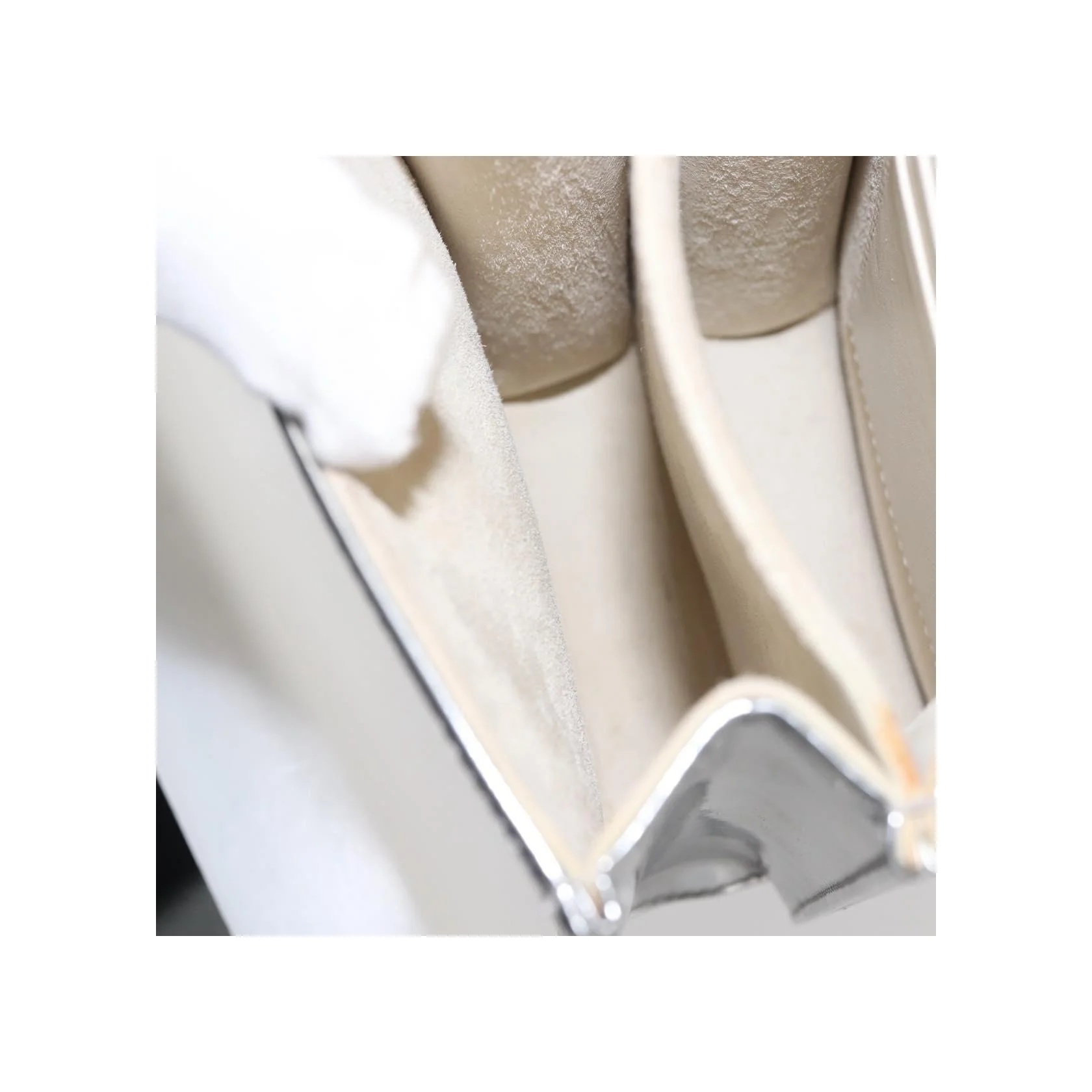 Pochette Verticale À Chaîne Christian Dior Diorama Ultra Matte - Silver - Image 19