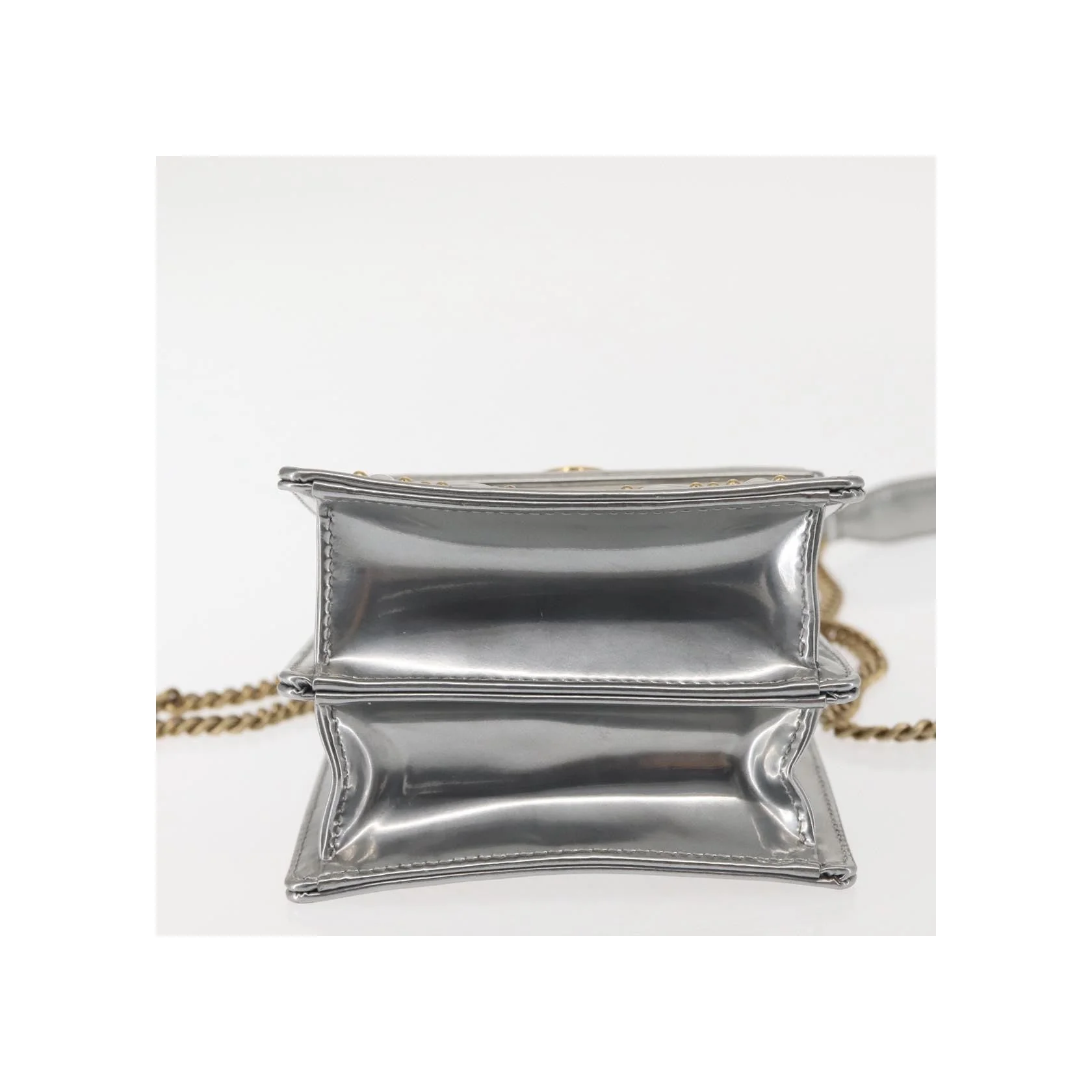 Pochette Verticale À Chaîne Christian Dior Diorama Ultra Matte - Silver - Image 22