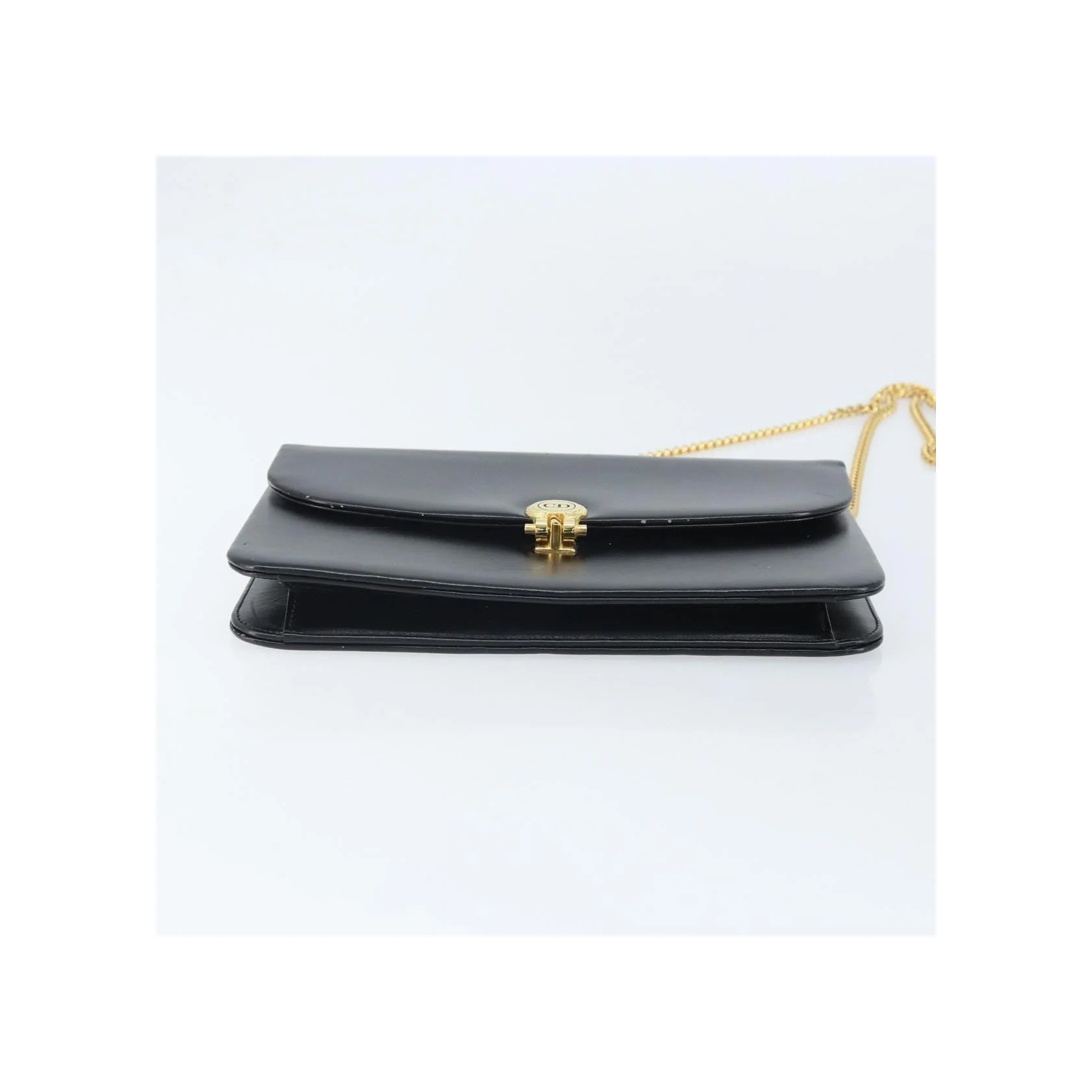 Sac À Bandoulière Christian Dior Vintage Cd À Rabat Chaîne - Black - Image 16