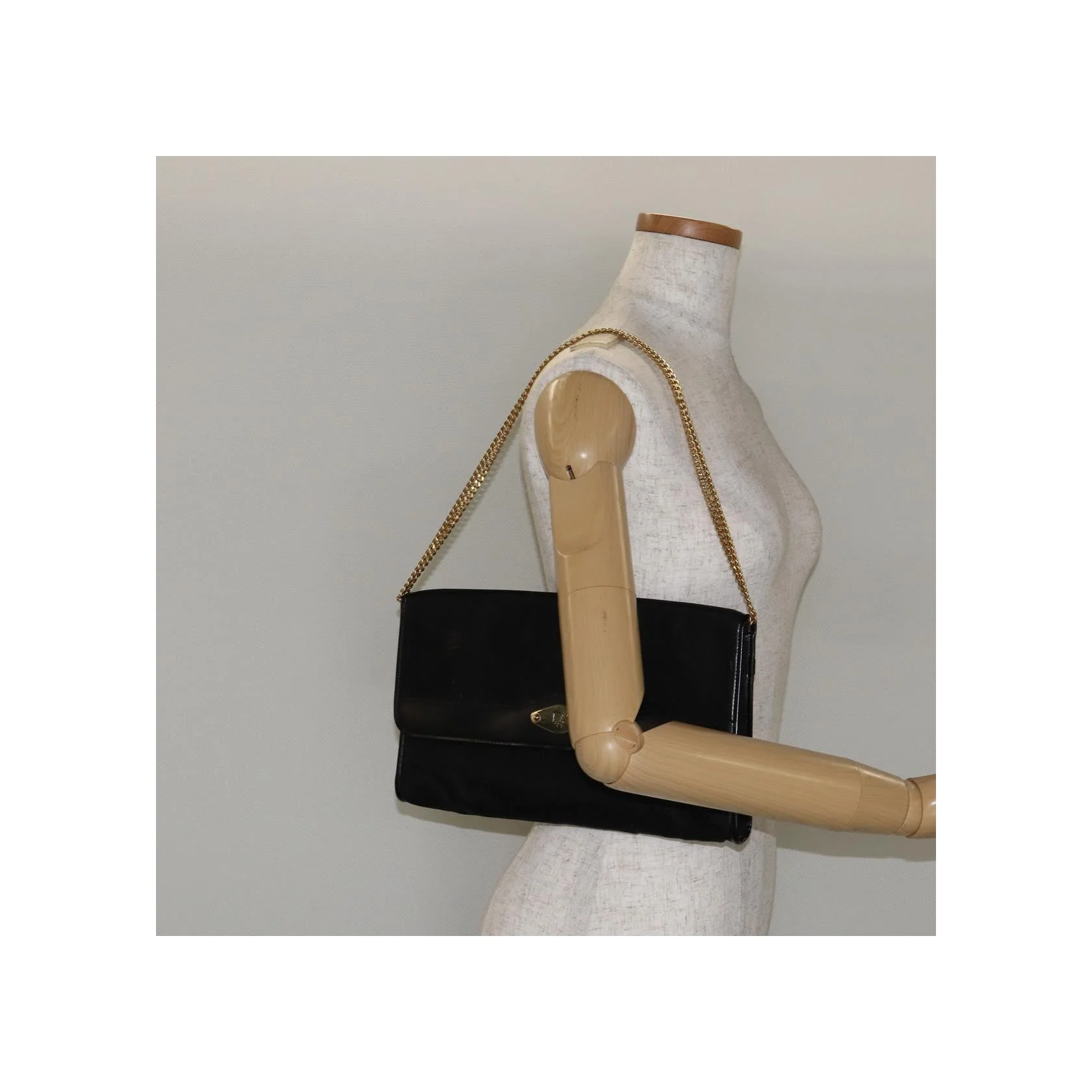 Sac À Bandoulière Christian Dior Vintage Cd À Rabat Chaîne - Black - Image 14