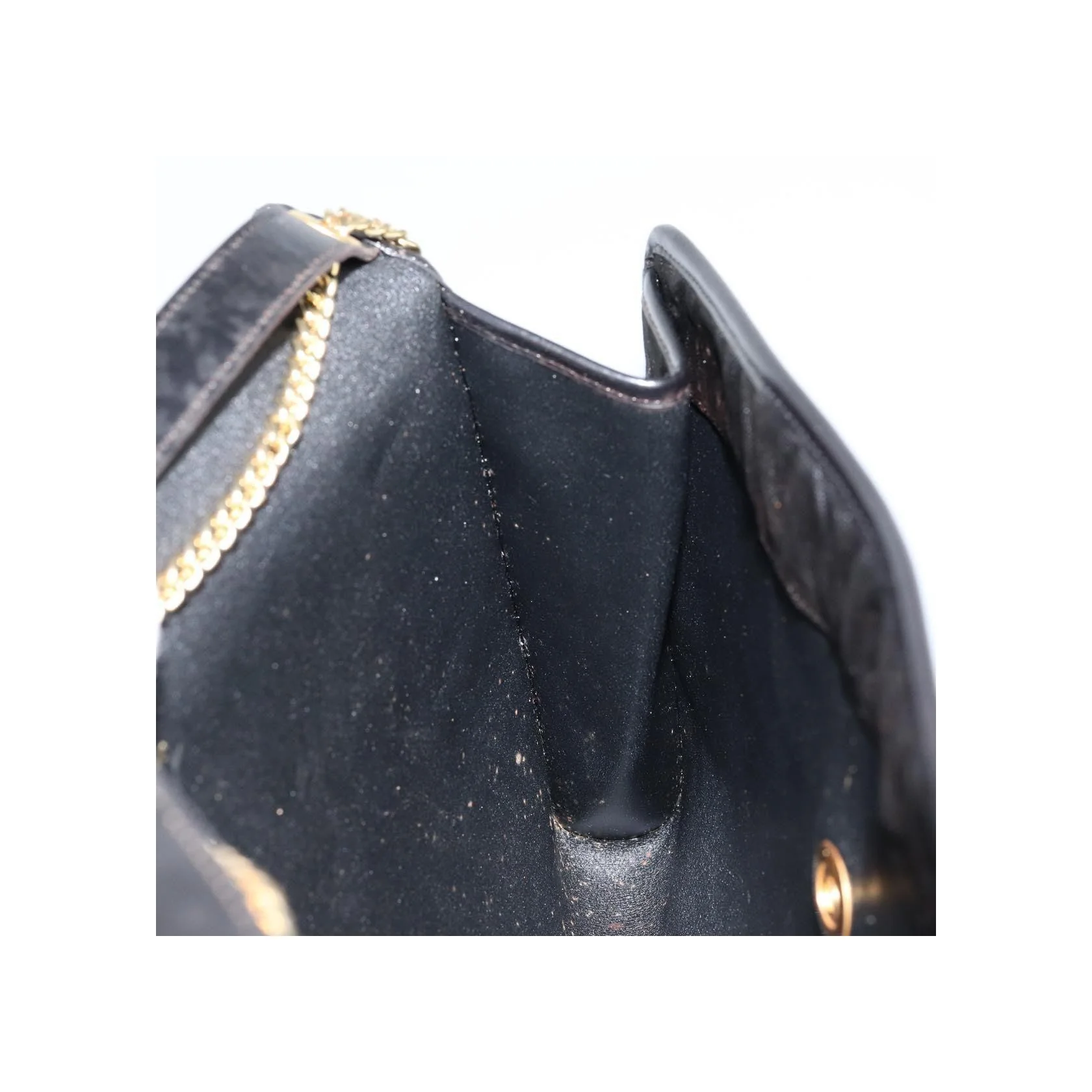Sac À Bandoulière Christian Dior Vintage Cd À Rabat Chaîne - Black - Image 15