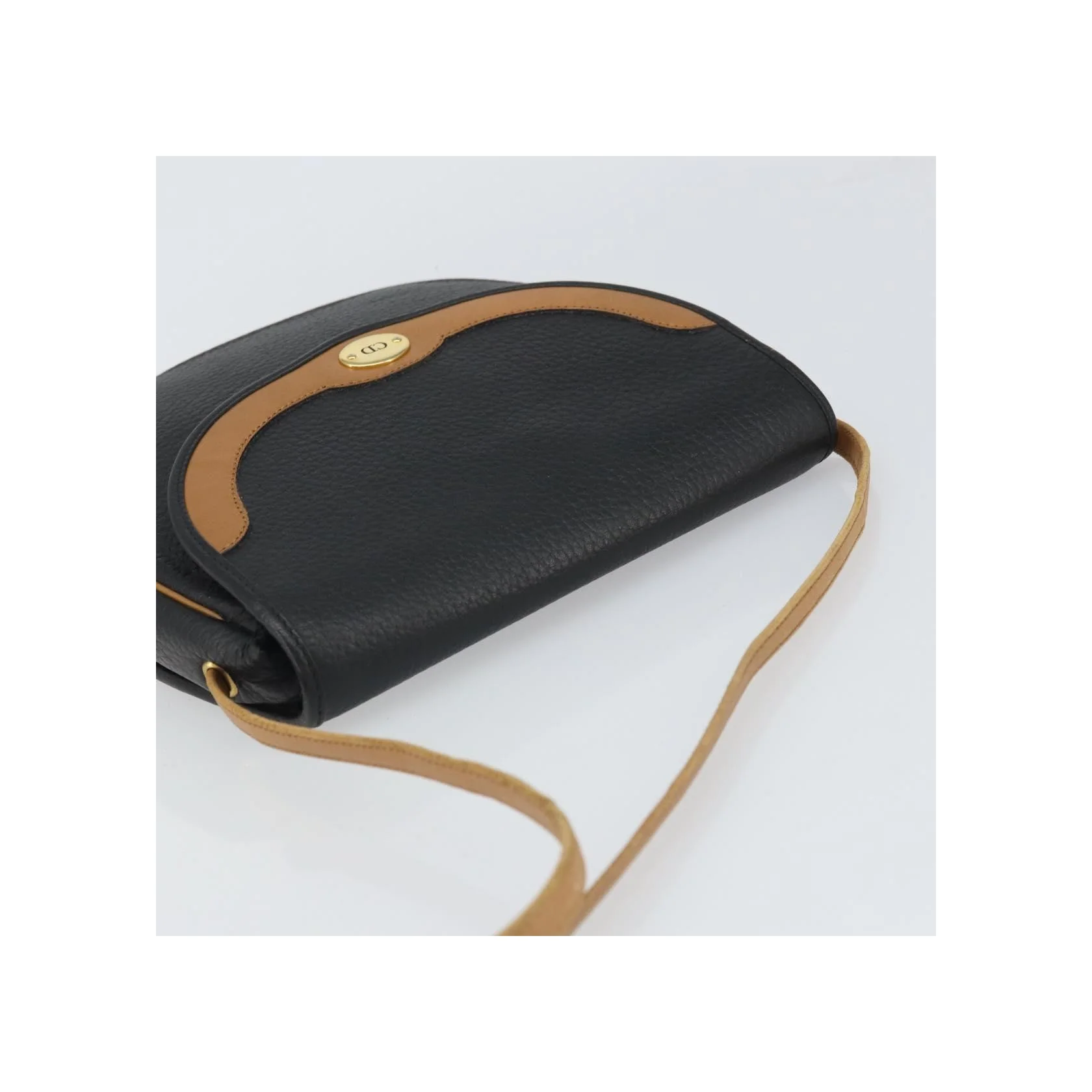 Sac À Bandoulière Christian Dior Vintage Cd À Rabat - Black - Image 13