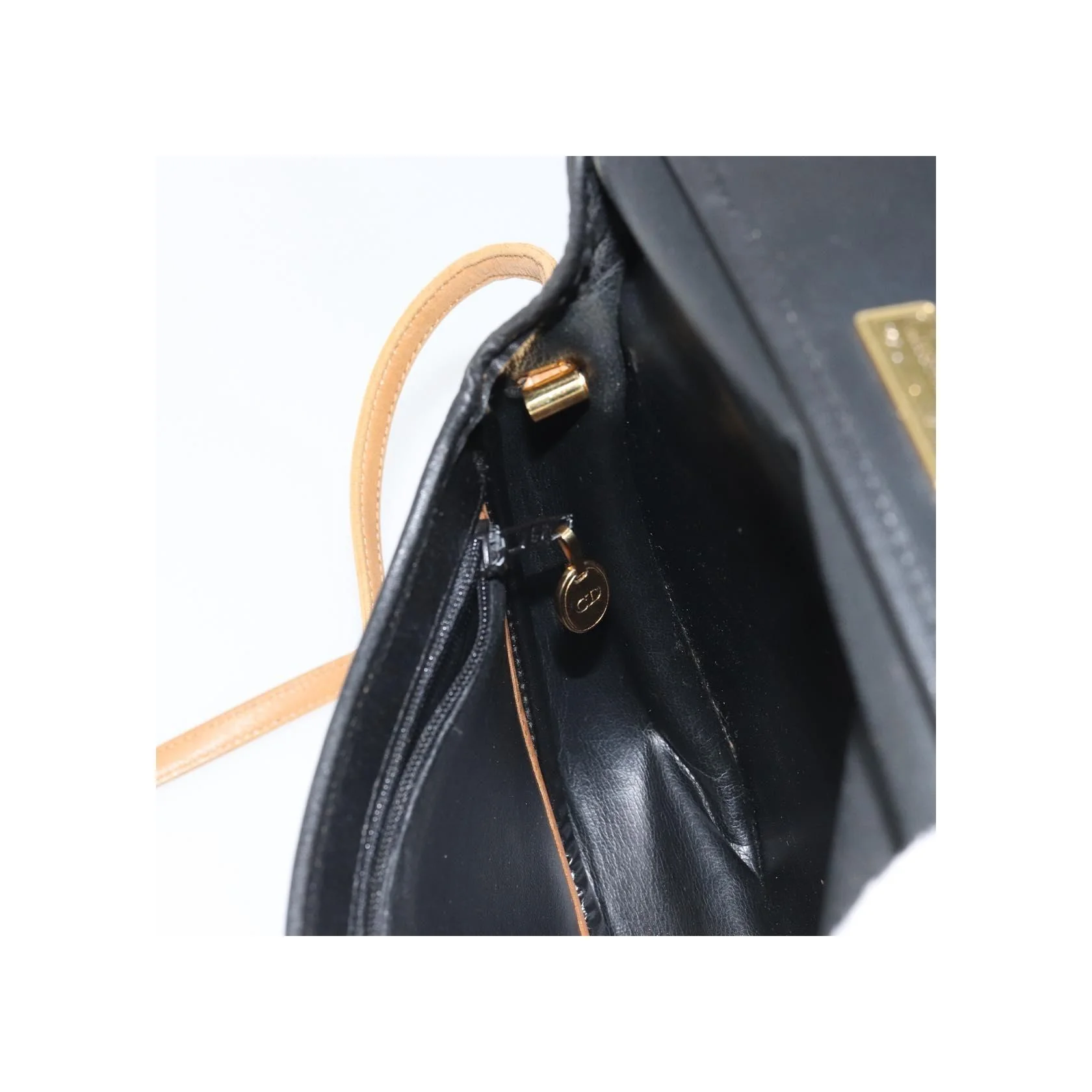 Sac À Bandoulière Christian Dior Vintage Cd À Rabat - Black - Image 20