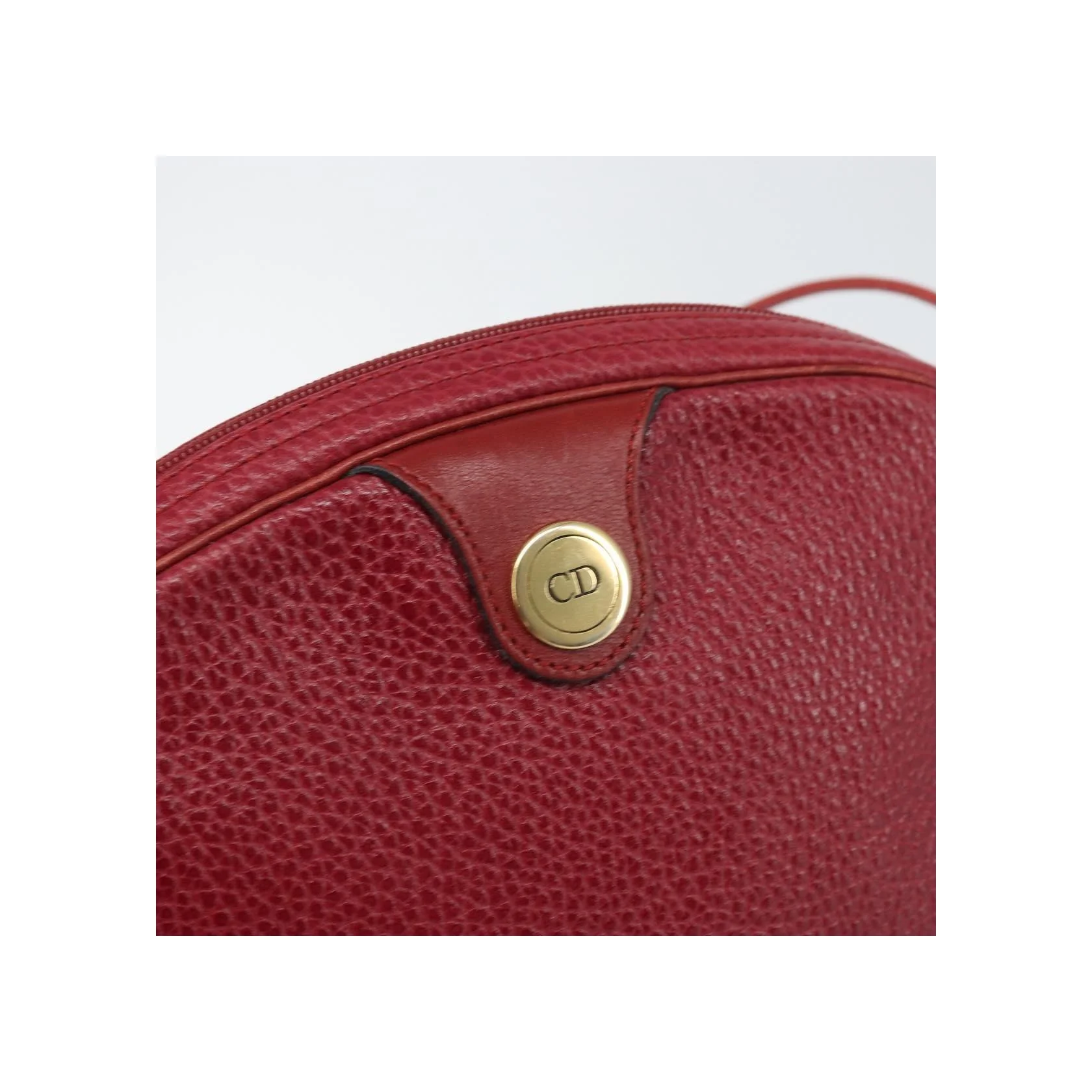 Sac À Bandoulière Christian Dior Vintage Logo Cd - Red - Image 12