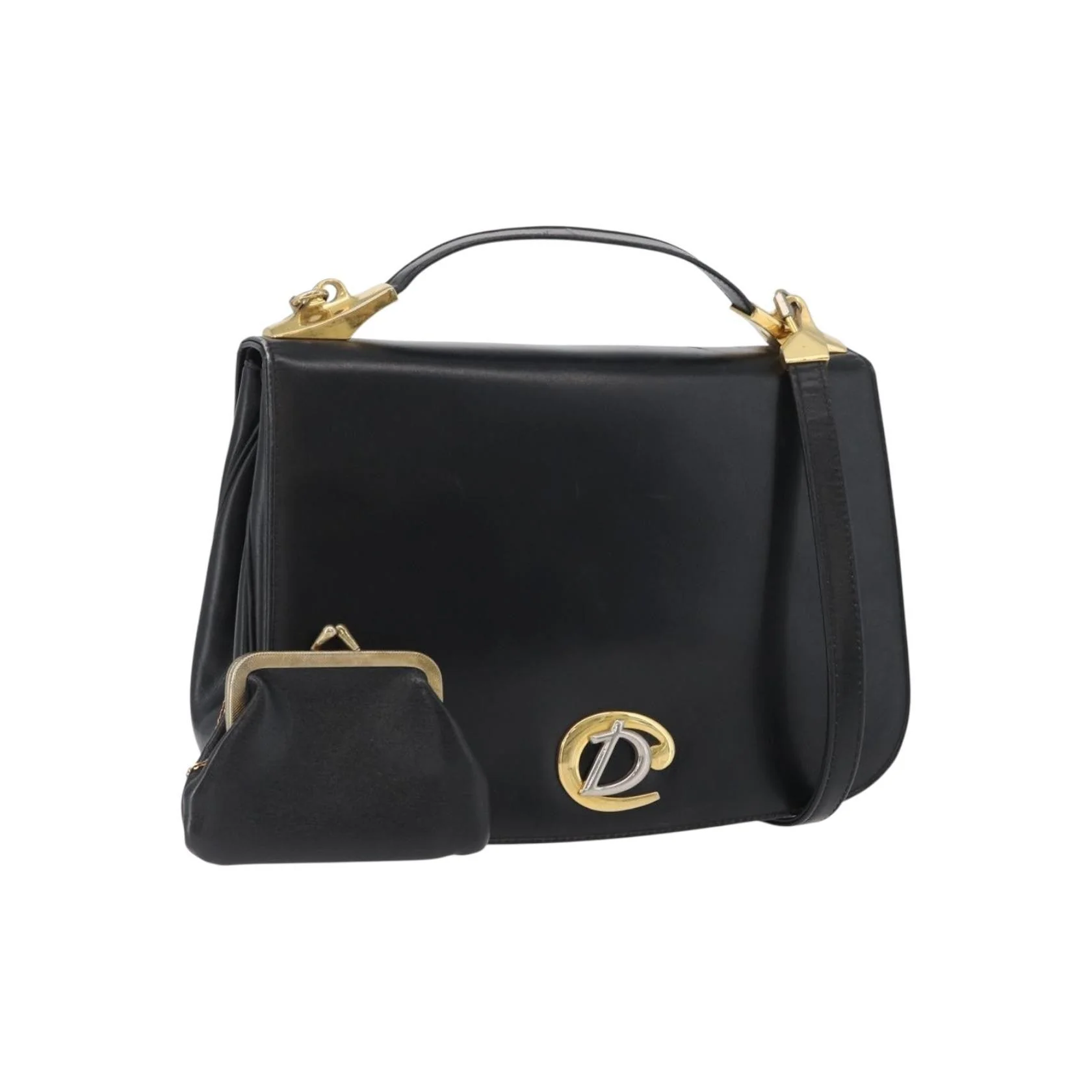 Sac À Bandoulière Christian Dior Vintage Logo Cd - Black - Image 14