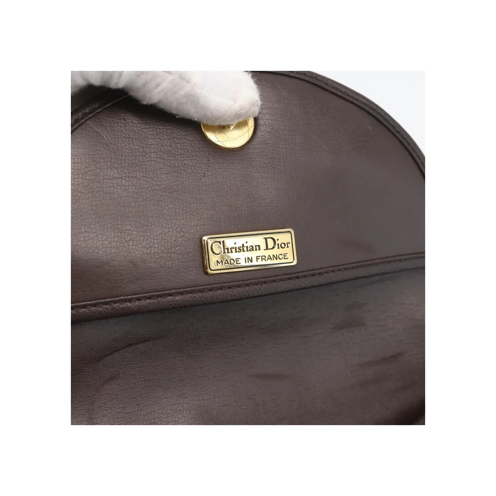 Sac À Bandoulière Christian Dior Vintage Logo Cd - Brown - Image 6