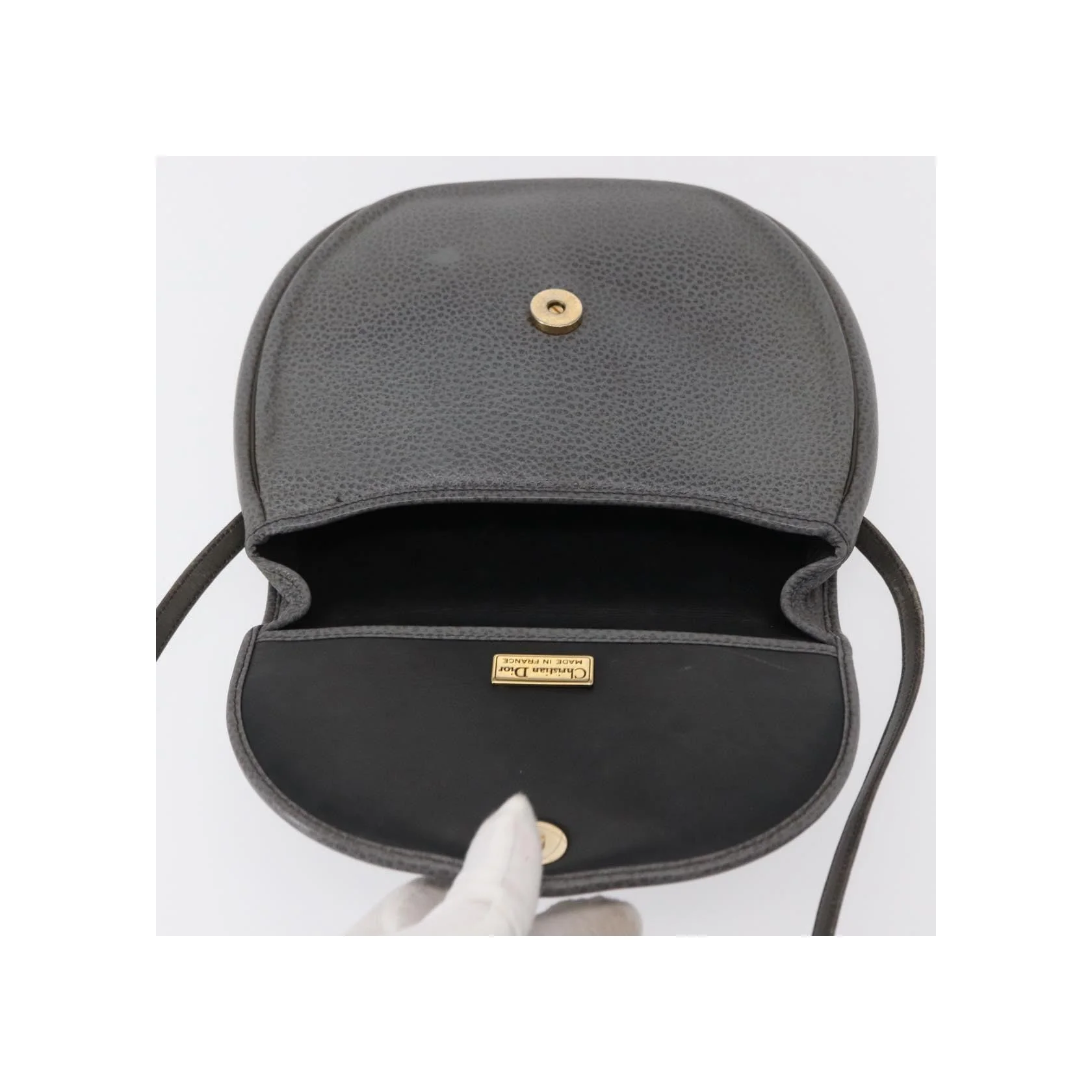 Sac À Bandoulière Christian Dior Vintage Logo Cd - Gray - Image 17