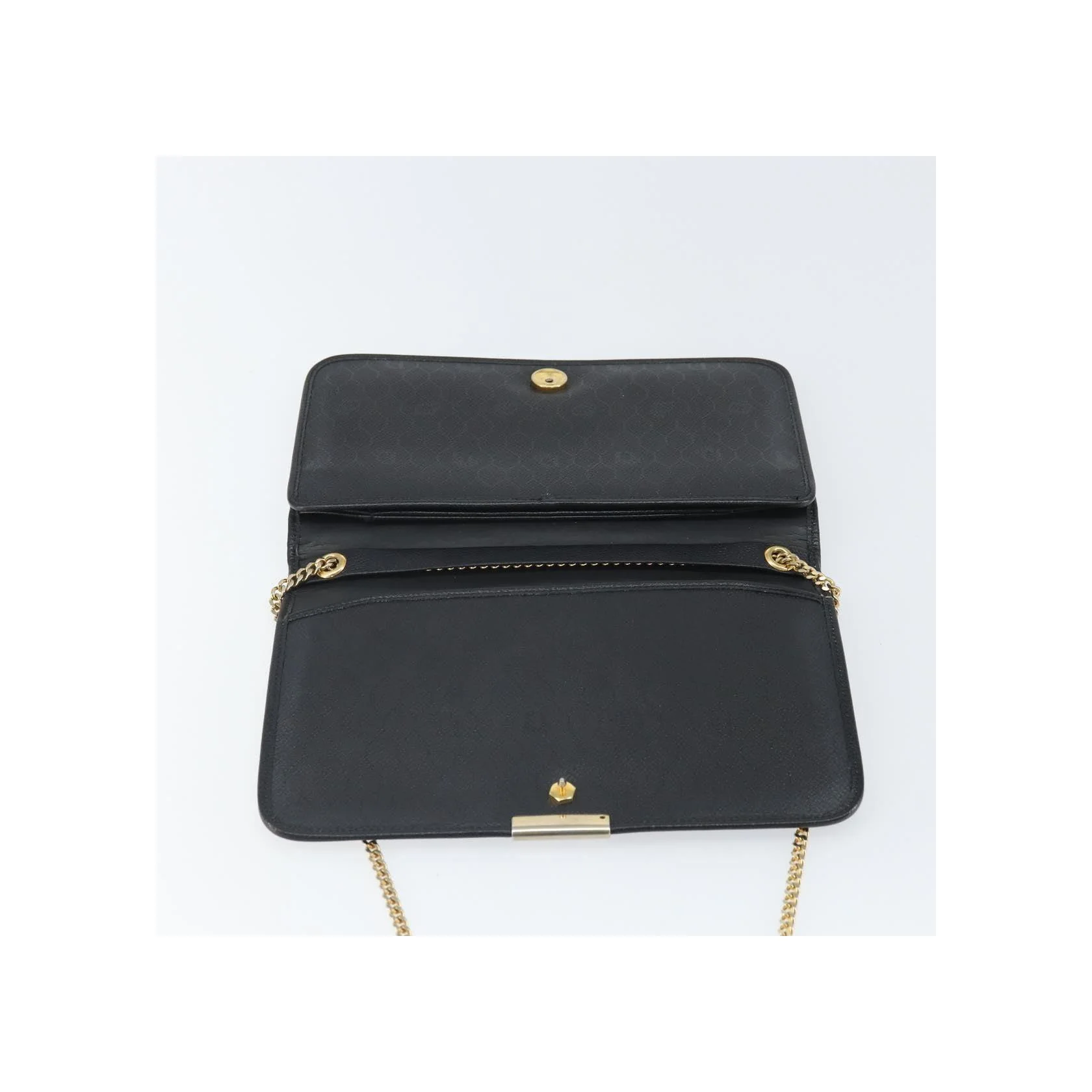 Sac À Bandoulière Christian Dior Vintage À Rabat Chaîne - Black - Image 17