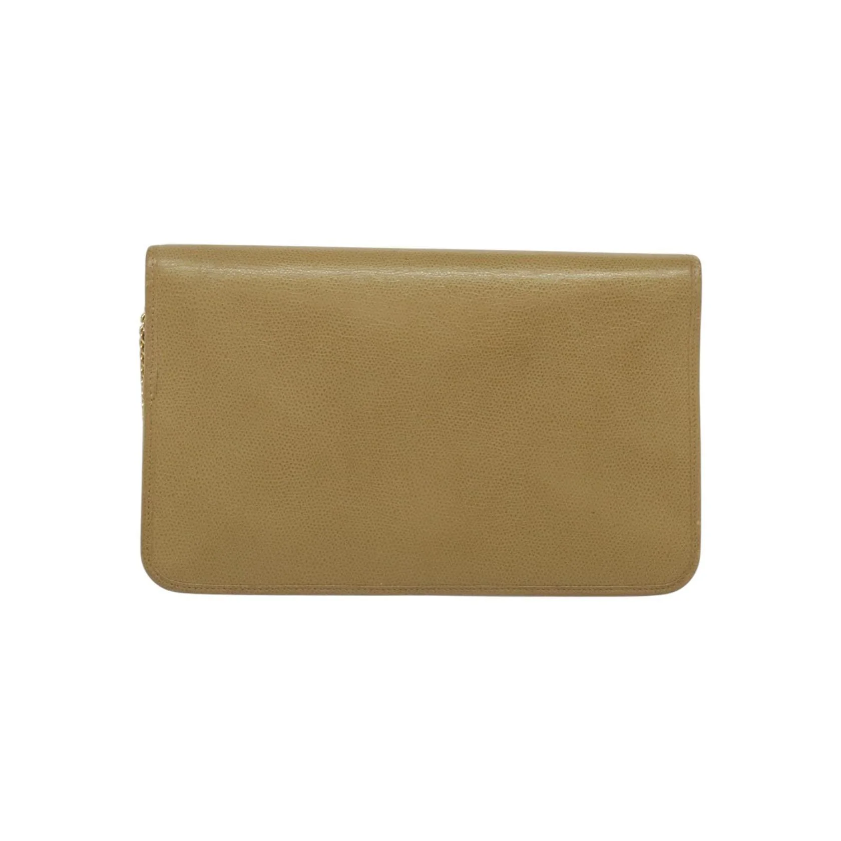 Sac À Bandoulière Christian Dior Vintage À Rabat Chaîne - Beige - Image 2