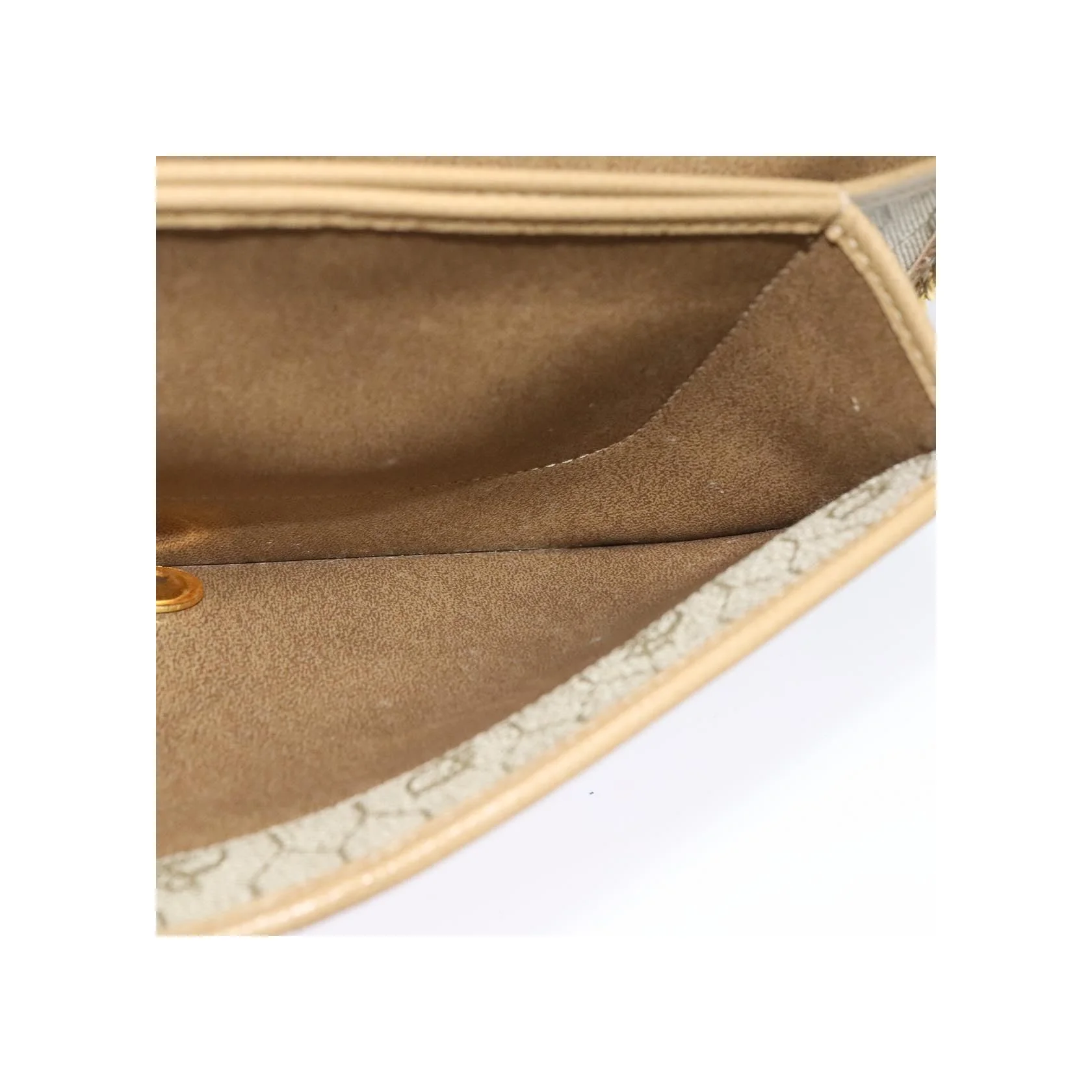 Sac À Bandoulière Christian Dior Vintage À Rabat Chaîne - Beige - Image 20