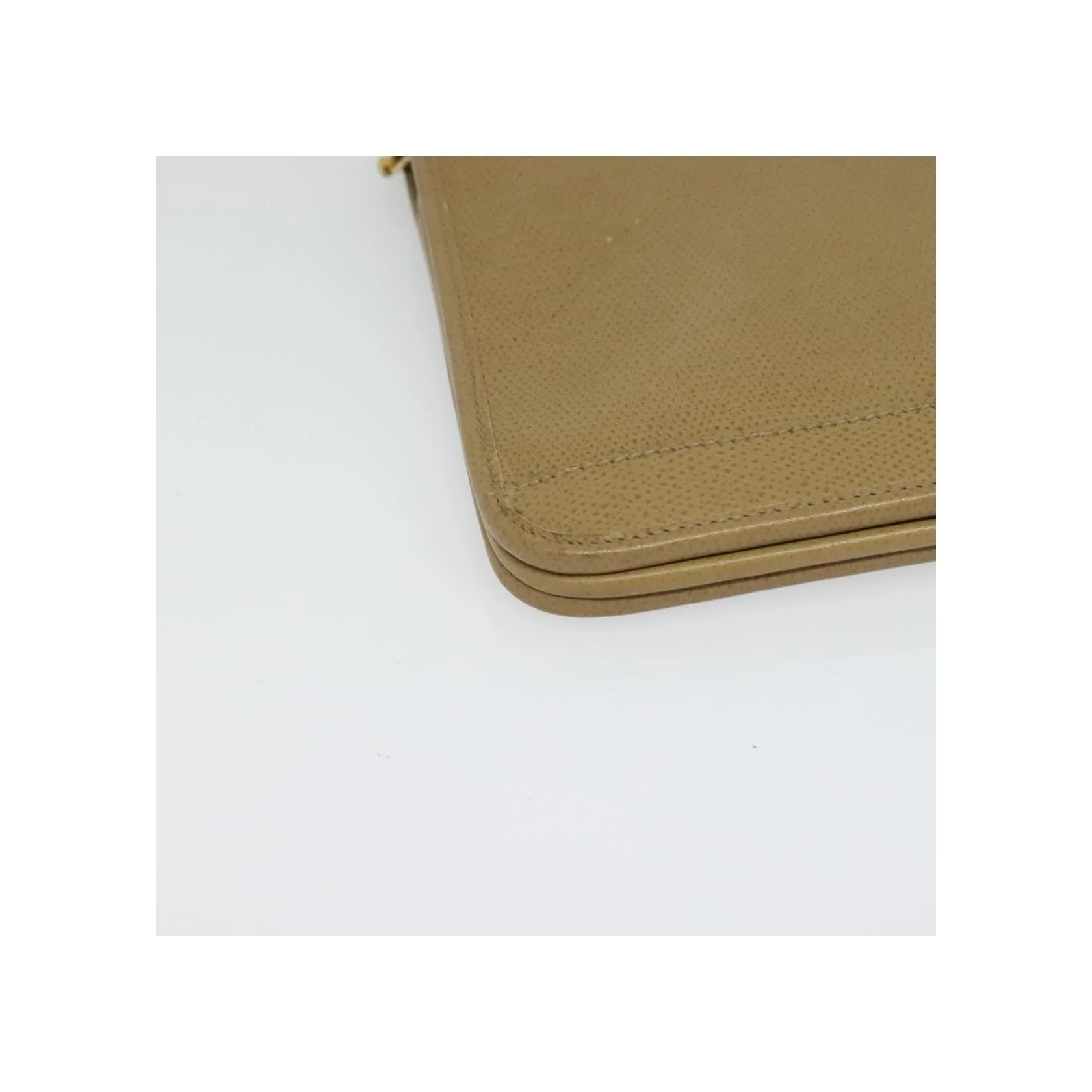 Sac À Bandoulière Christian Dior Vintage À Rabat Chaîne - Beige - Image 9